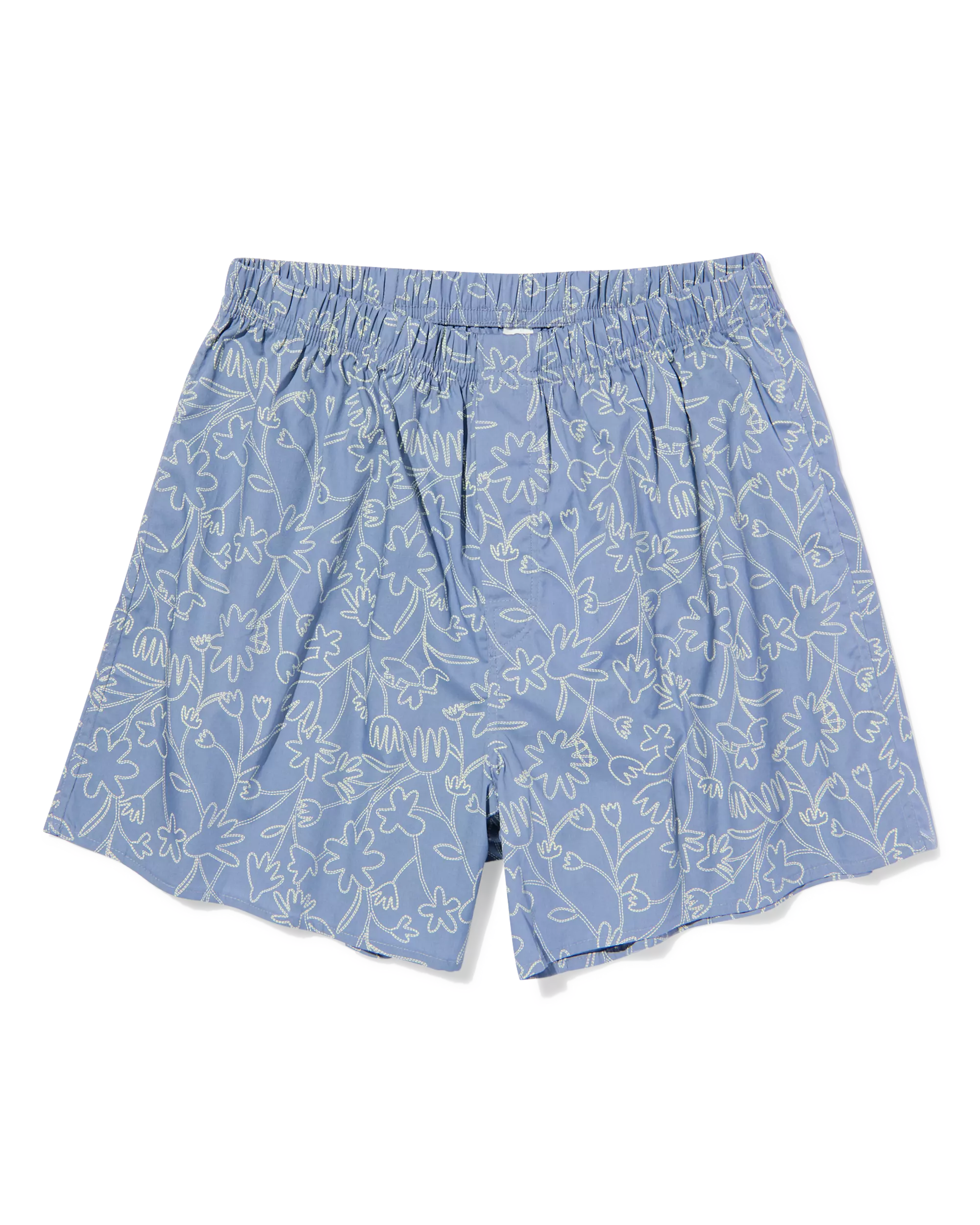 boxer ample homme fleurs