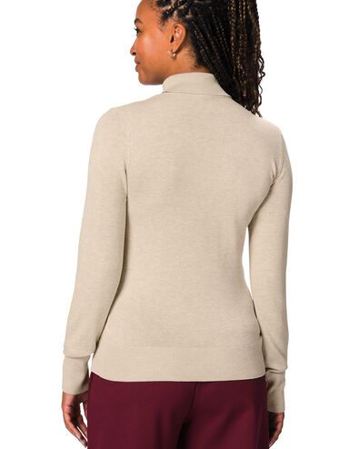 pull col roul&eacute; femme beige beige - 36306440BEIGE - HEMA