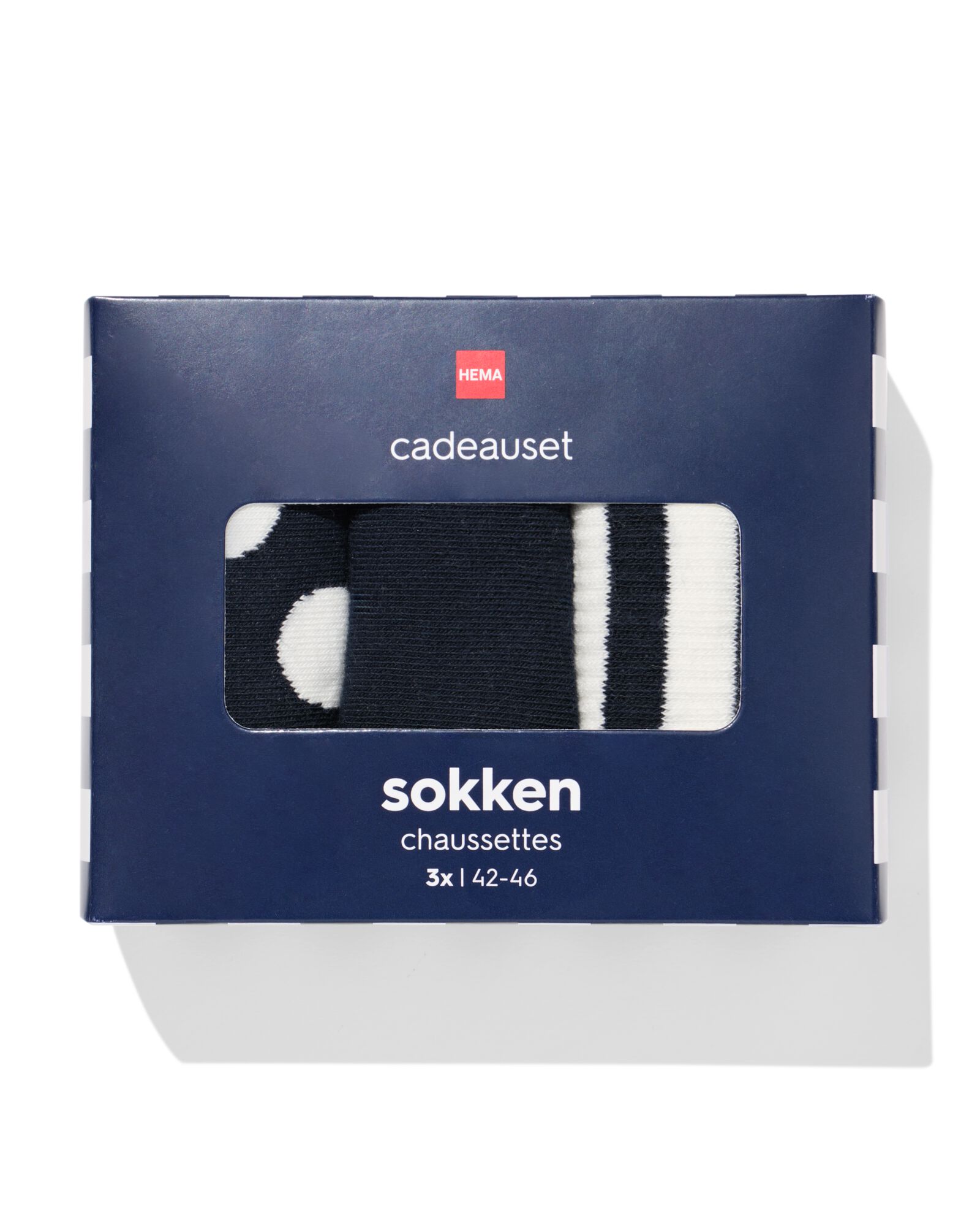 cadeauset herensokken Vaderdag - 3 paar - 60800277 - HEMA