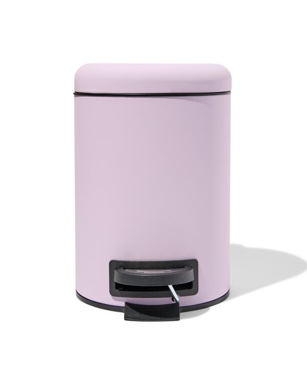 poubelle &agrave; p&eacute;dale 3&thinsp;L lilas - 80330061 - HEMA