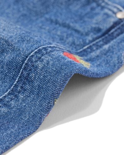 kinderjeans wide fit radijs middenblauw middenblauw - 30879131MIDBLUE - HEMA