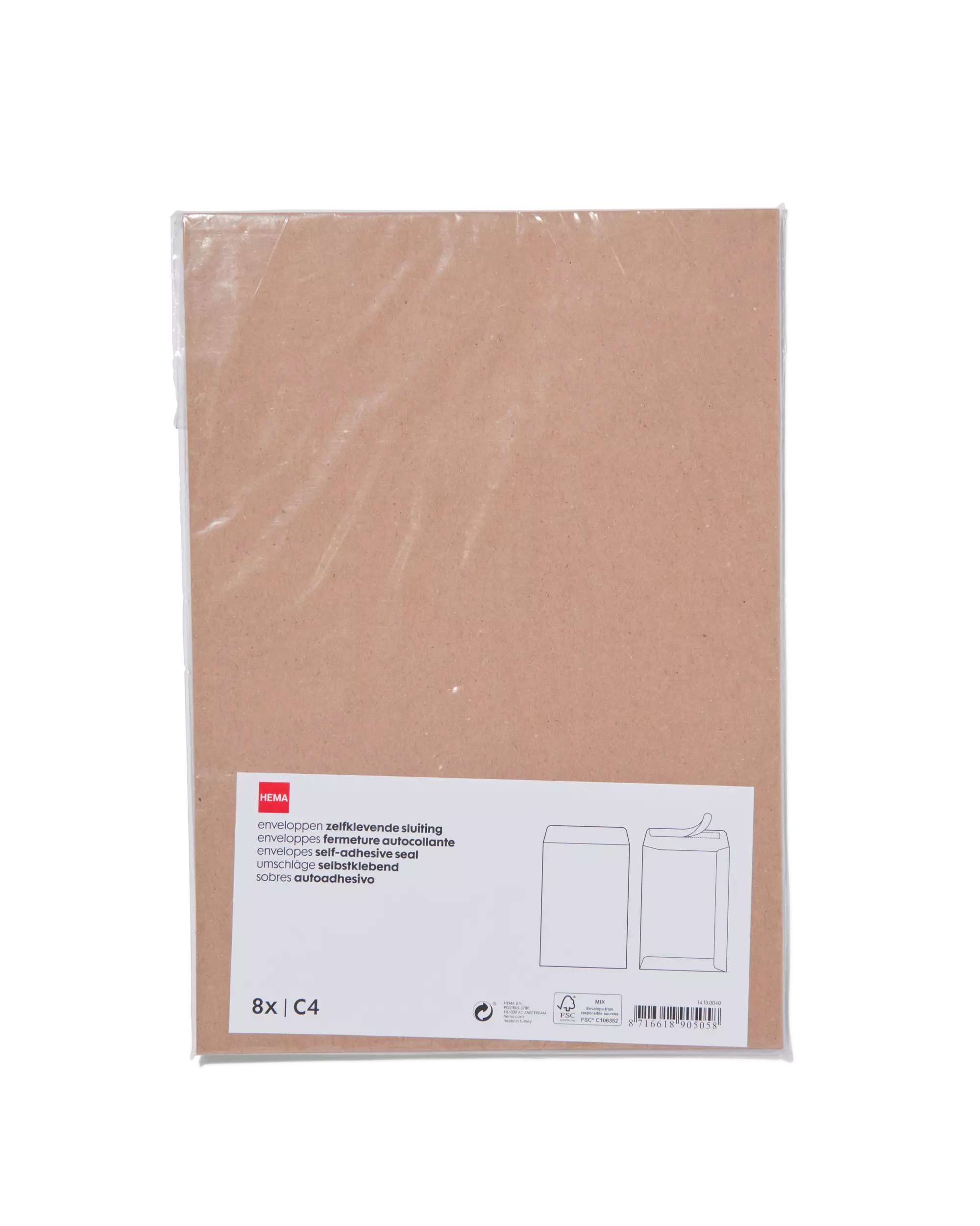 8 enveloppes C4