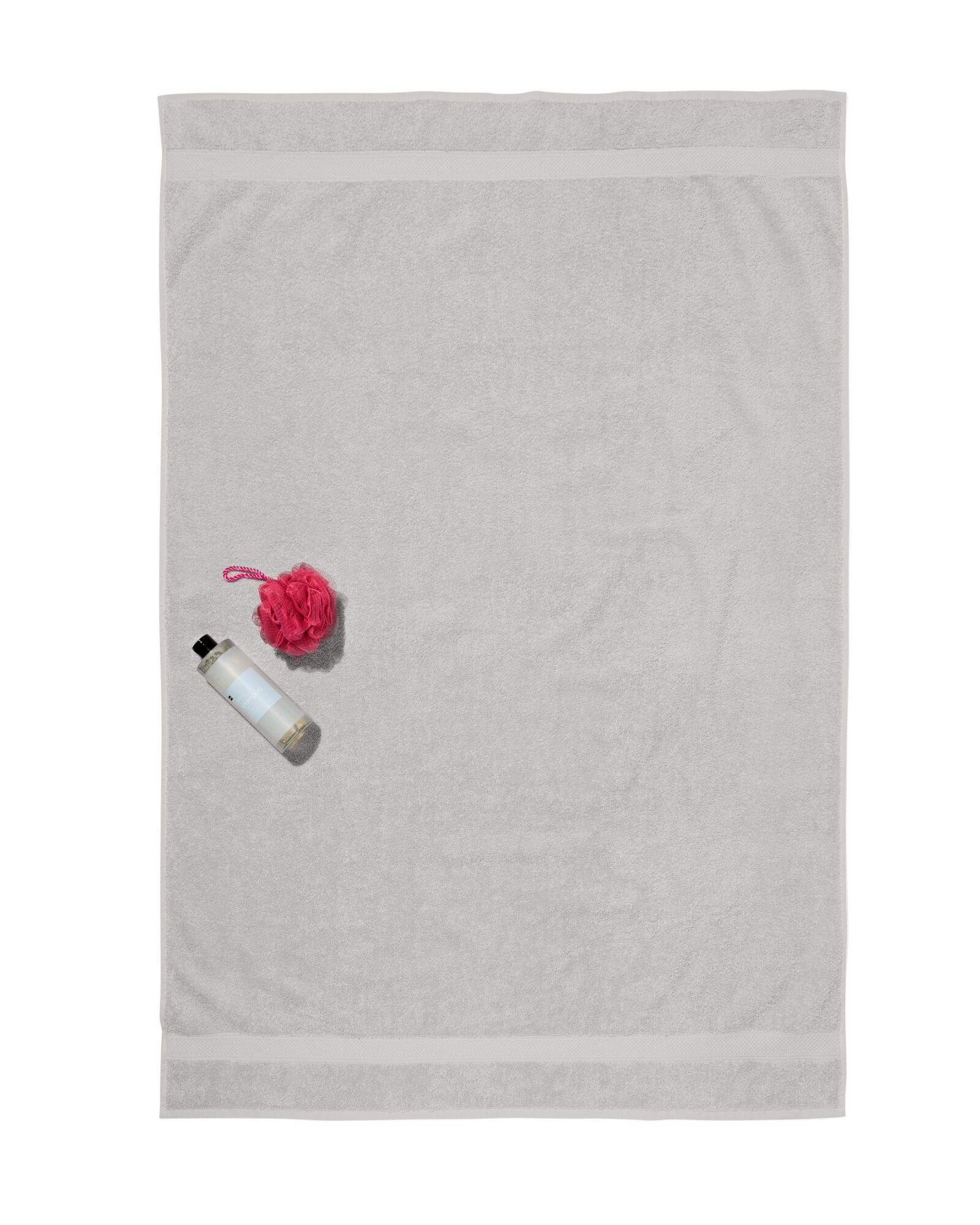 serviette de bain 100x150 qualit&eacute; &eacute;paisse gris clair gris clair serviette 100 x 150 - 5230076 - HEMA