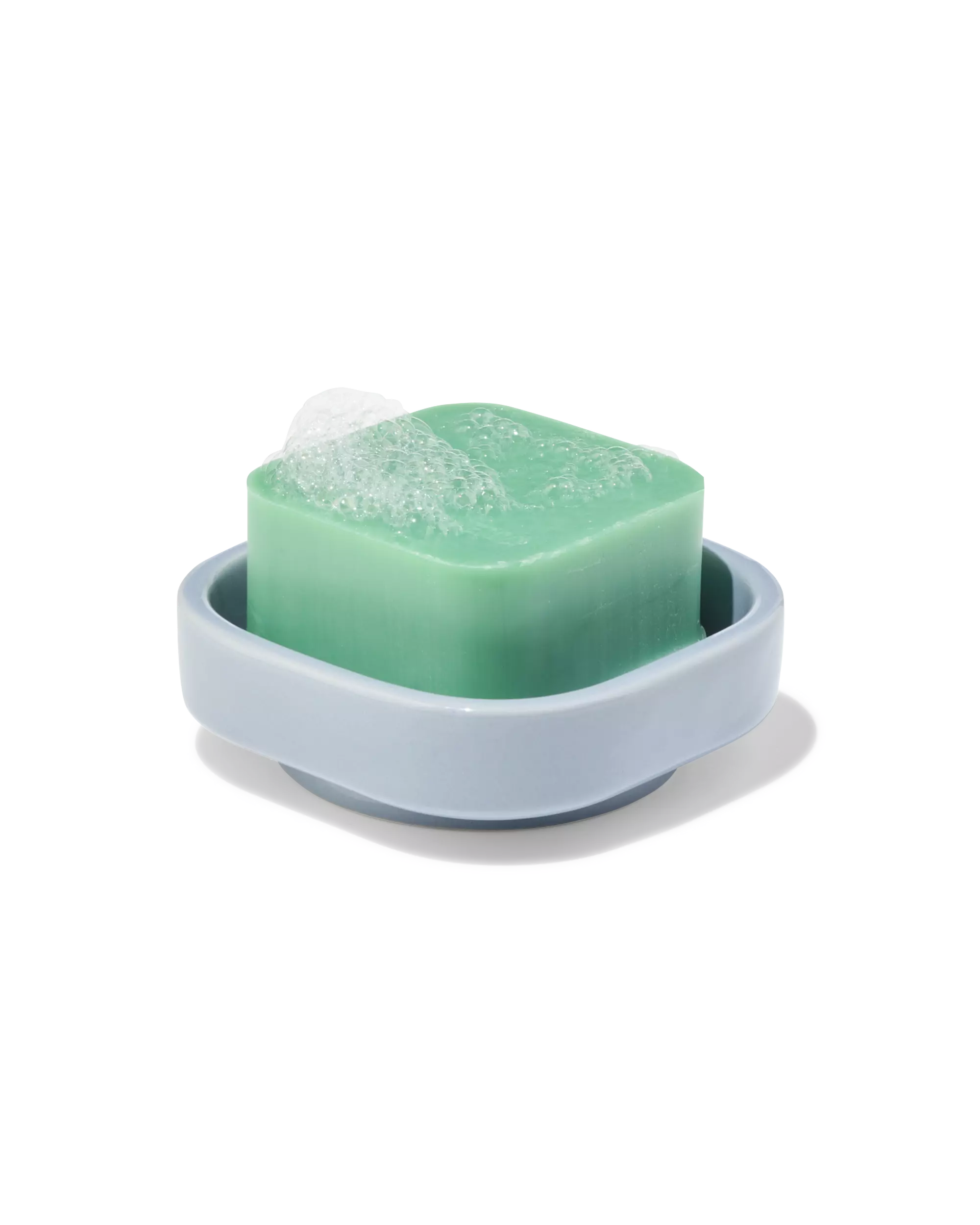porte-savon céramique bleue