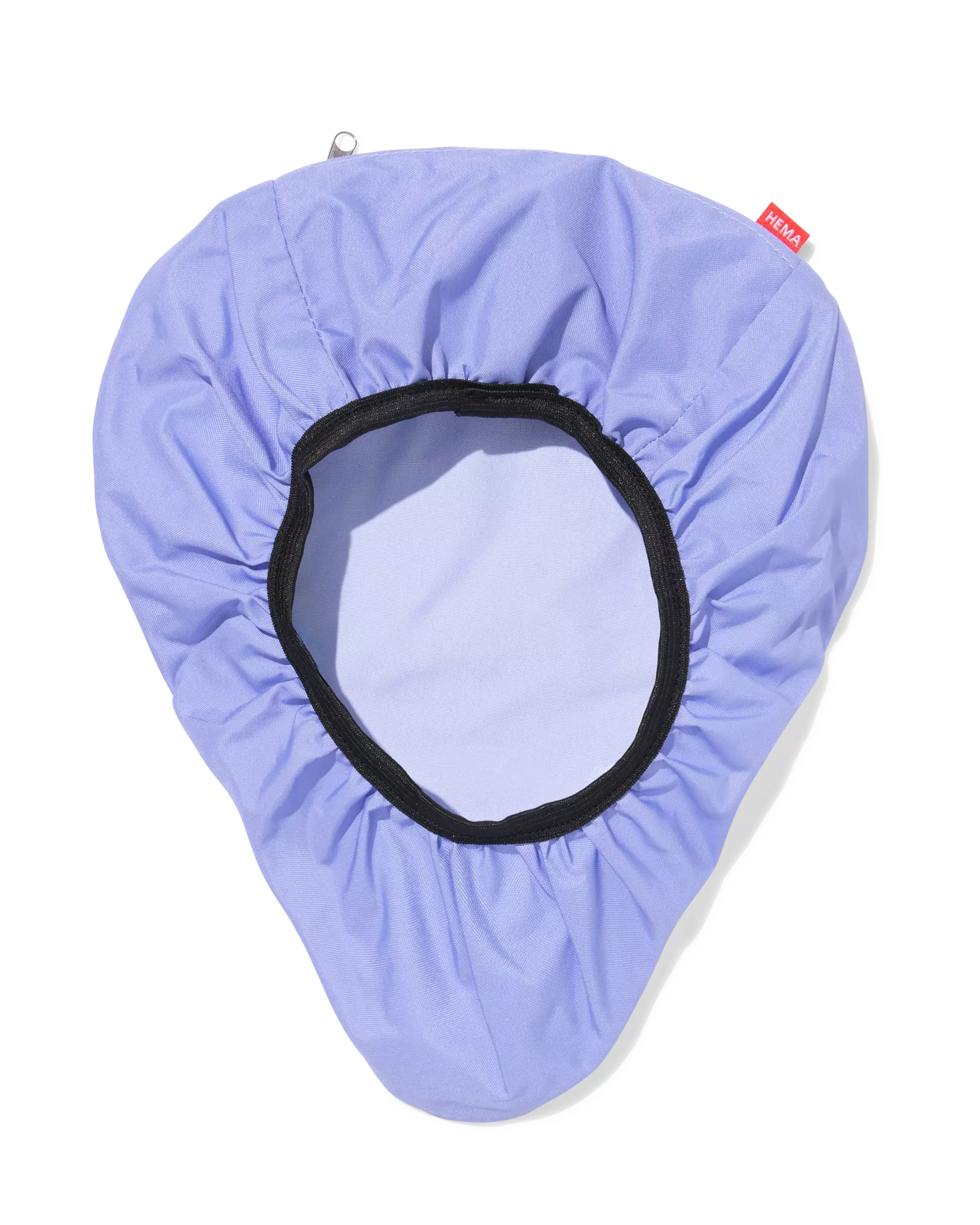 housse de selle bleue avec compartiment de rangement