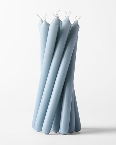12 bougies longues &Oslash;2.2x29 bleu clair&nbsp; bleu clair 2,2 x 29 - 13502906 - HEMA