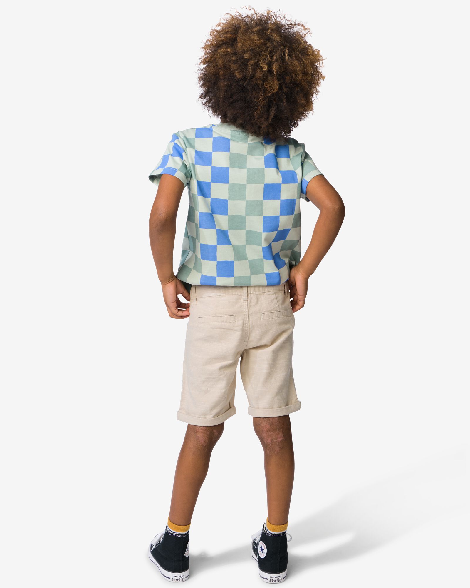 kindershort regular fit ecru ecru - 30716101ECRU - HEMA