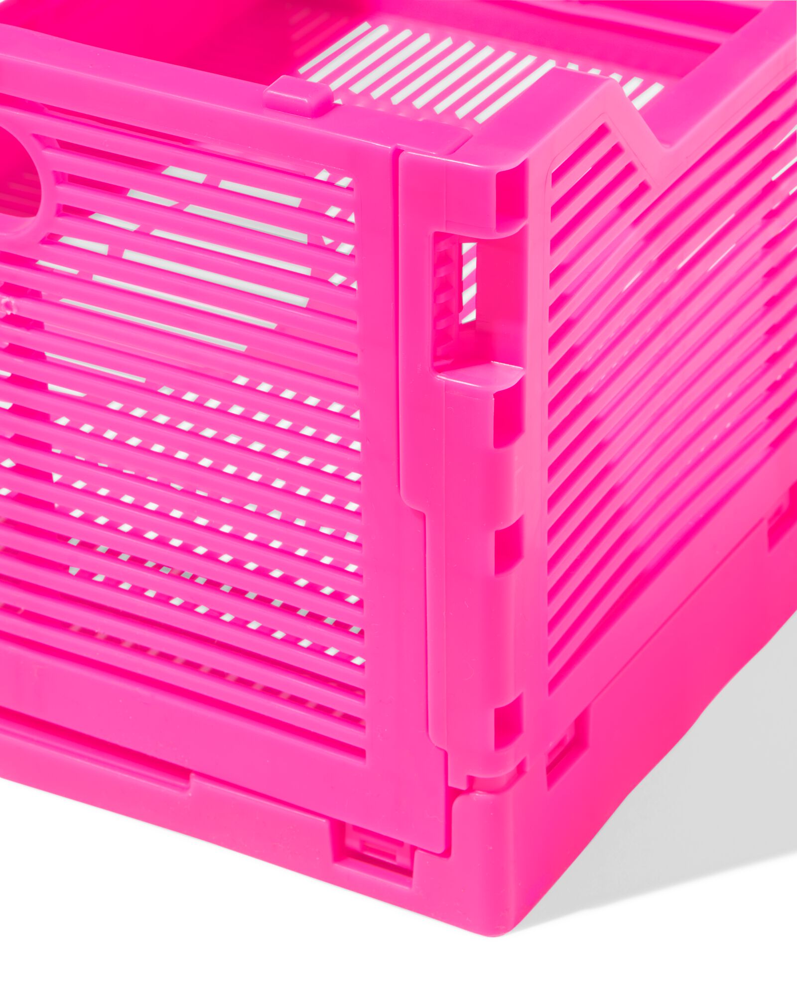 Buchstabentafel-Klappkiste, recycelt, M, pink knallrosa M  30 x 40 x 17 - 39800024 - HEMA