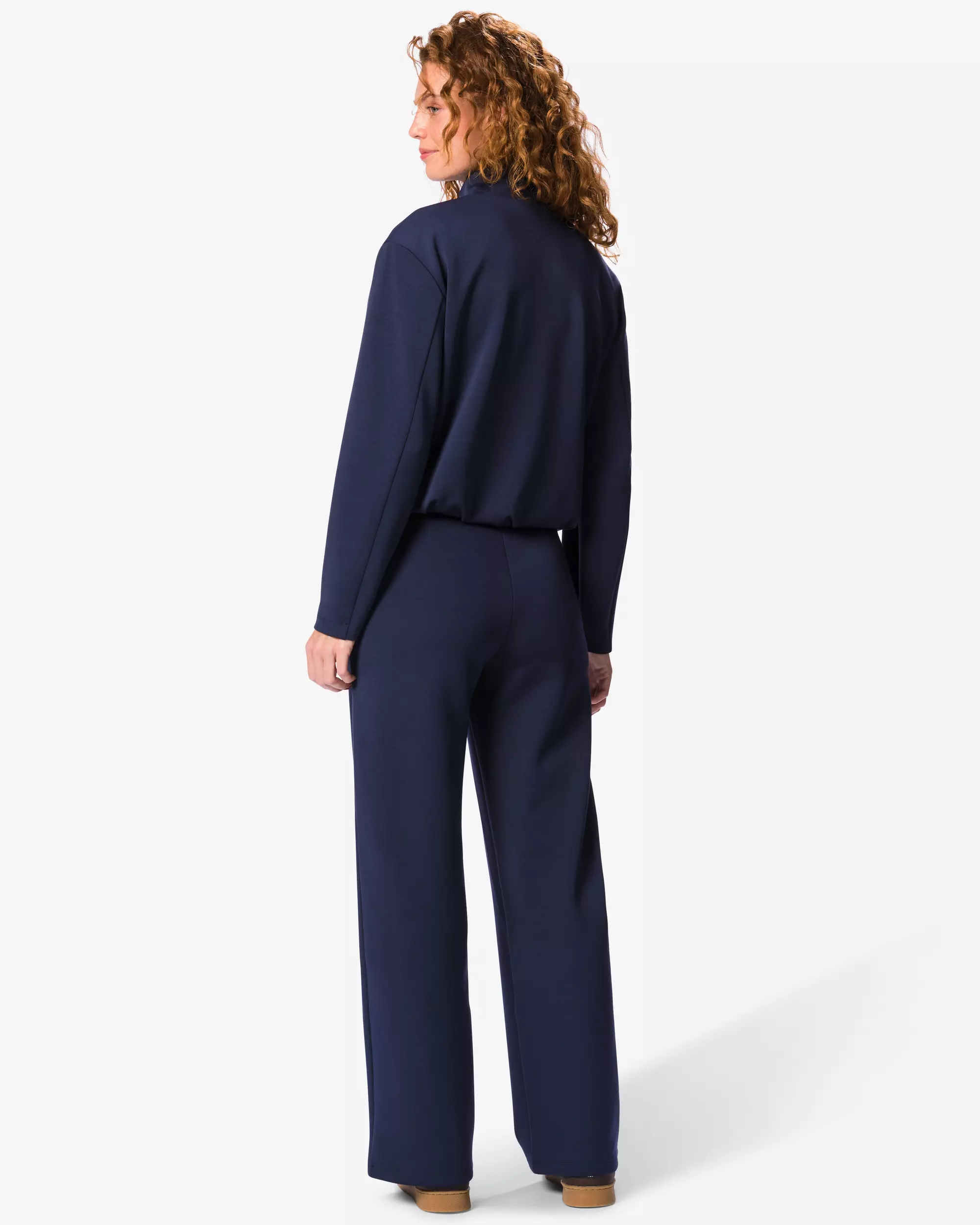 pantalon femme regular fit jersey