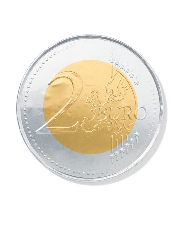 melkchocolade 2-euro munt 80g - 24472306 - HEMA