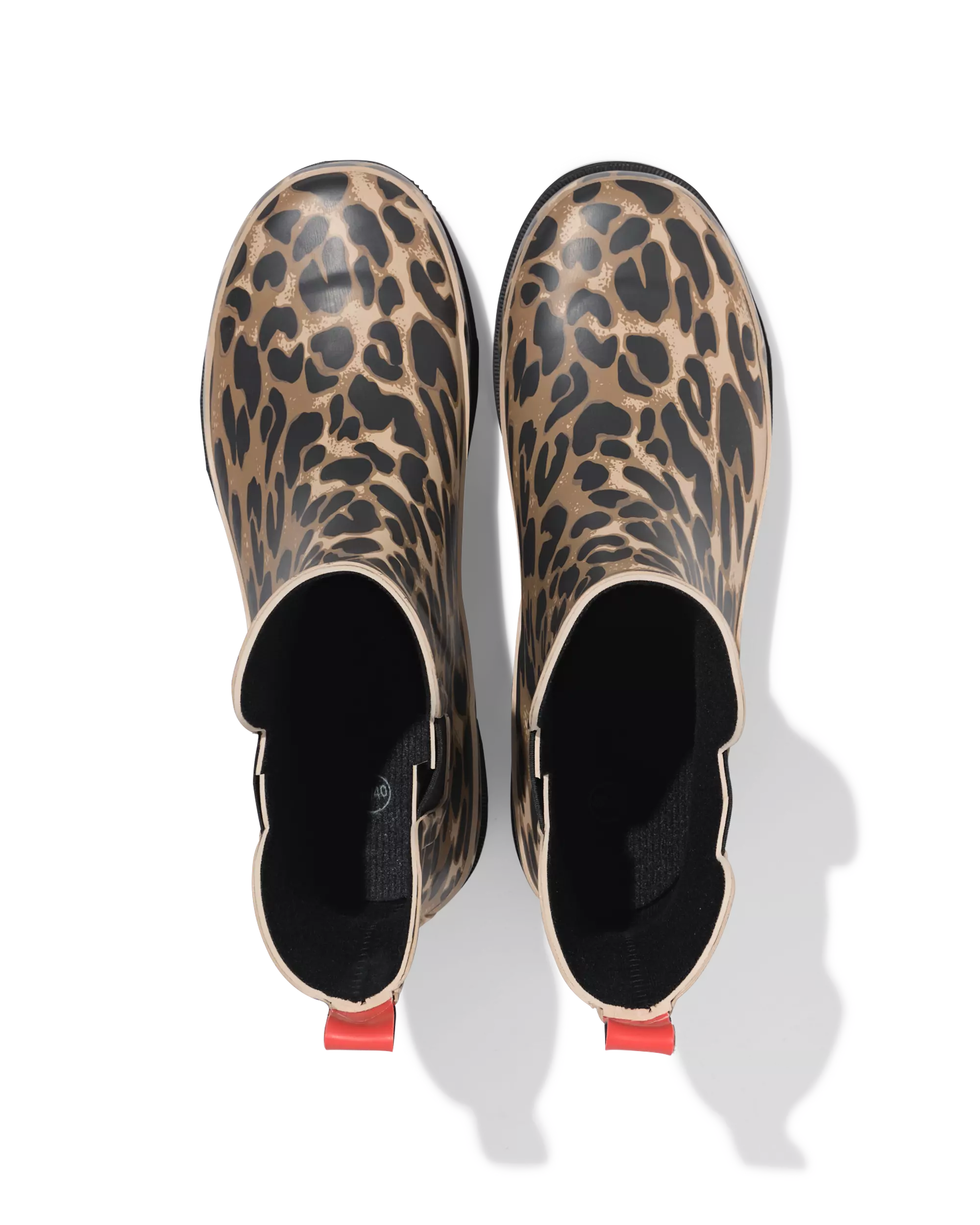 Damen-Gummistiefel Leopardenmuster