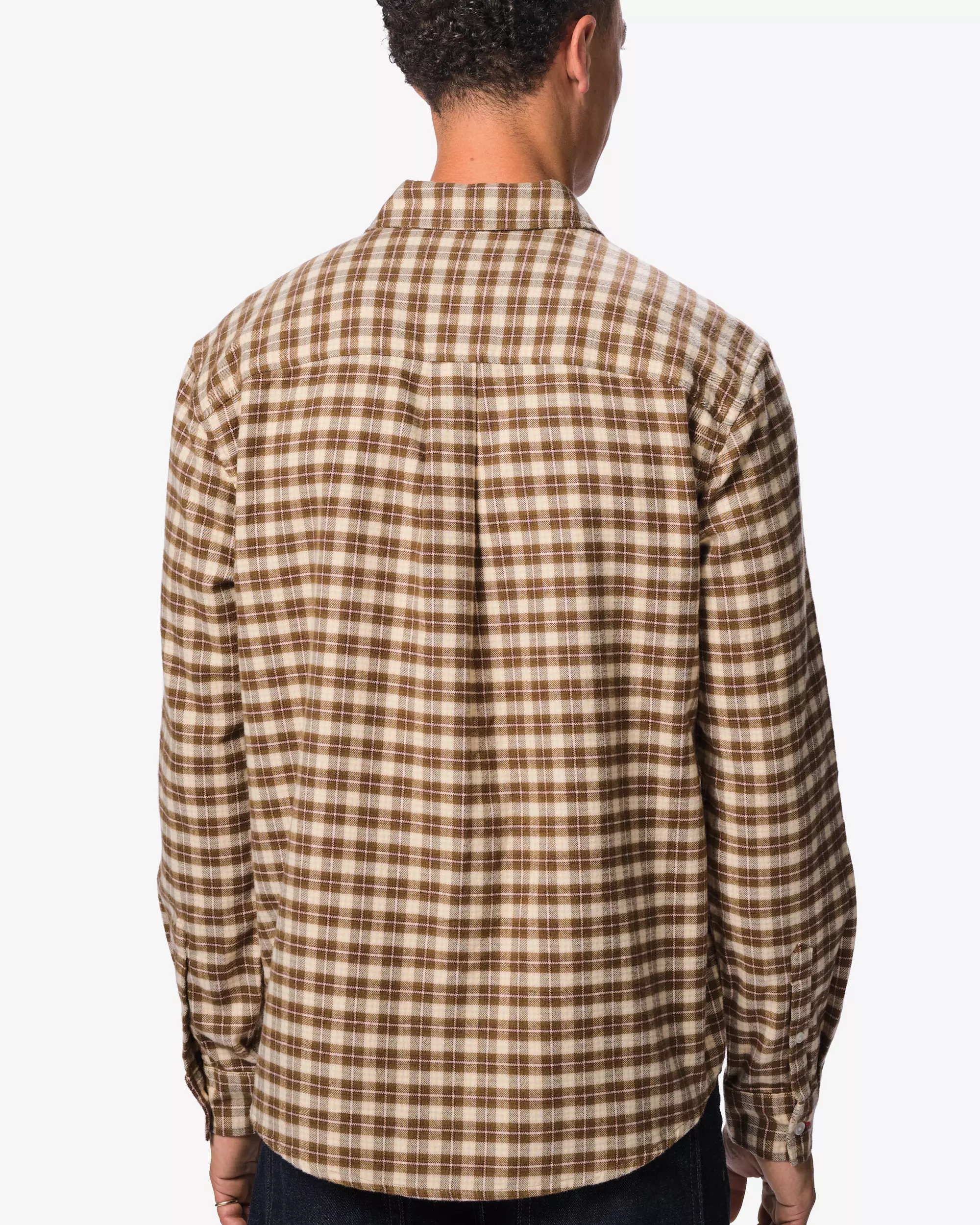 Herren-Oberhemd, Flanell, Karomuster