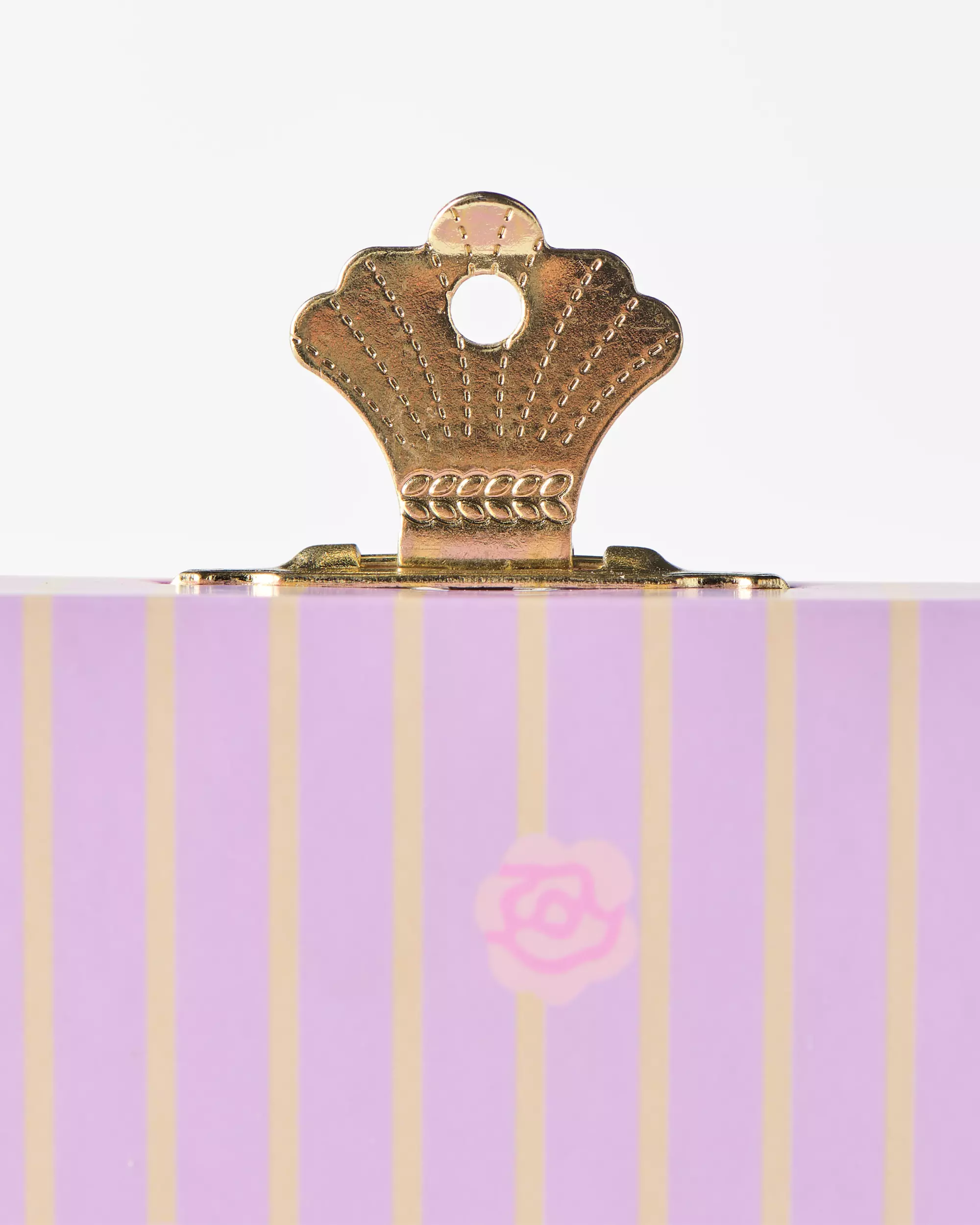 Schmuckkästchen, 18 × 13 × 9,8 cm, mit Musik, gestreift