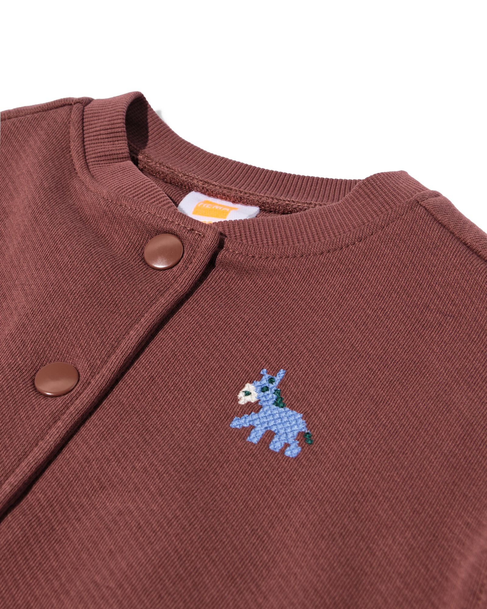 cardigan b&eacute;b&eacute; tissu sweat-shirt marron marron - 33105180BROWN - HEMA