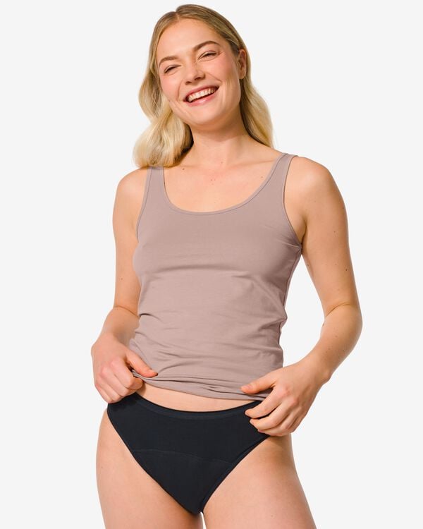 slip menstruel coton haut pouvoir absorbant noir noir - 19681200BLACK - HEMA