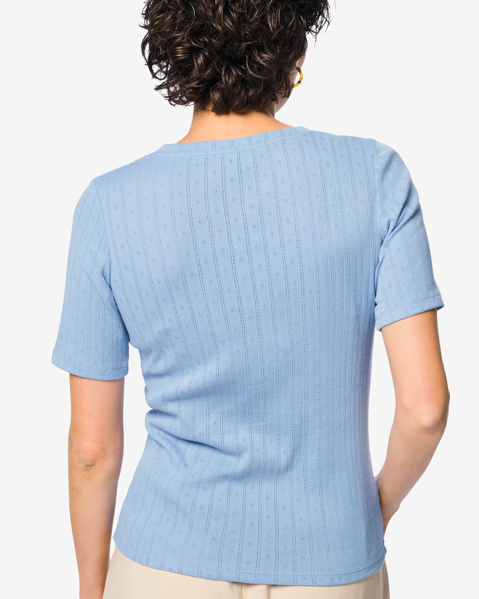 t-shirt femme Colette bleu clair bleu clair - 36212860LIGHTBLUE - HEMA