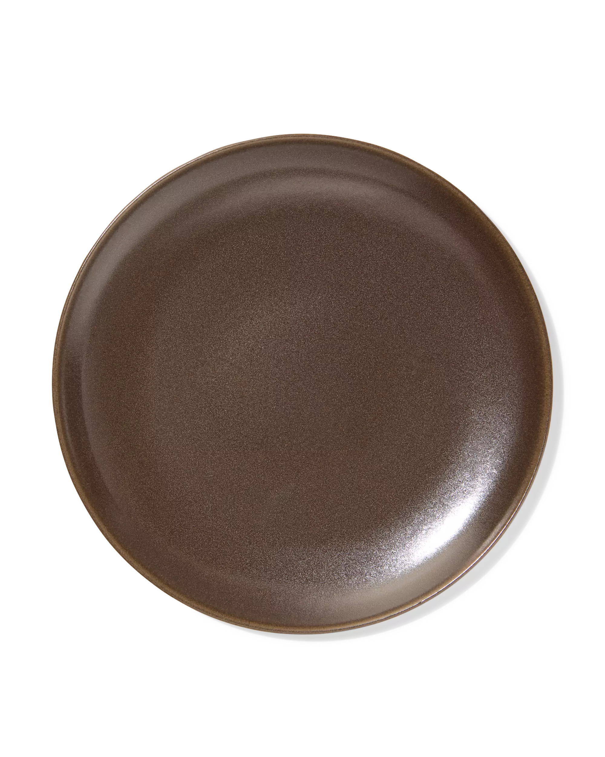 dinerbord Ø26cm Puur aardewerk donkerbruin