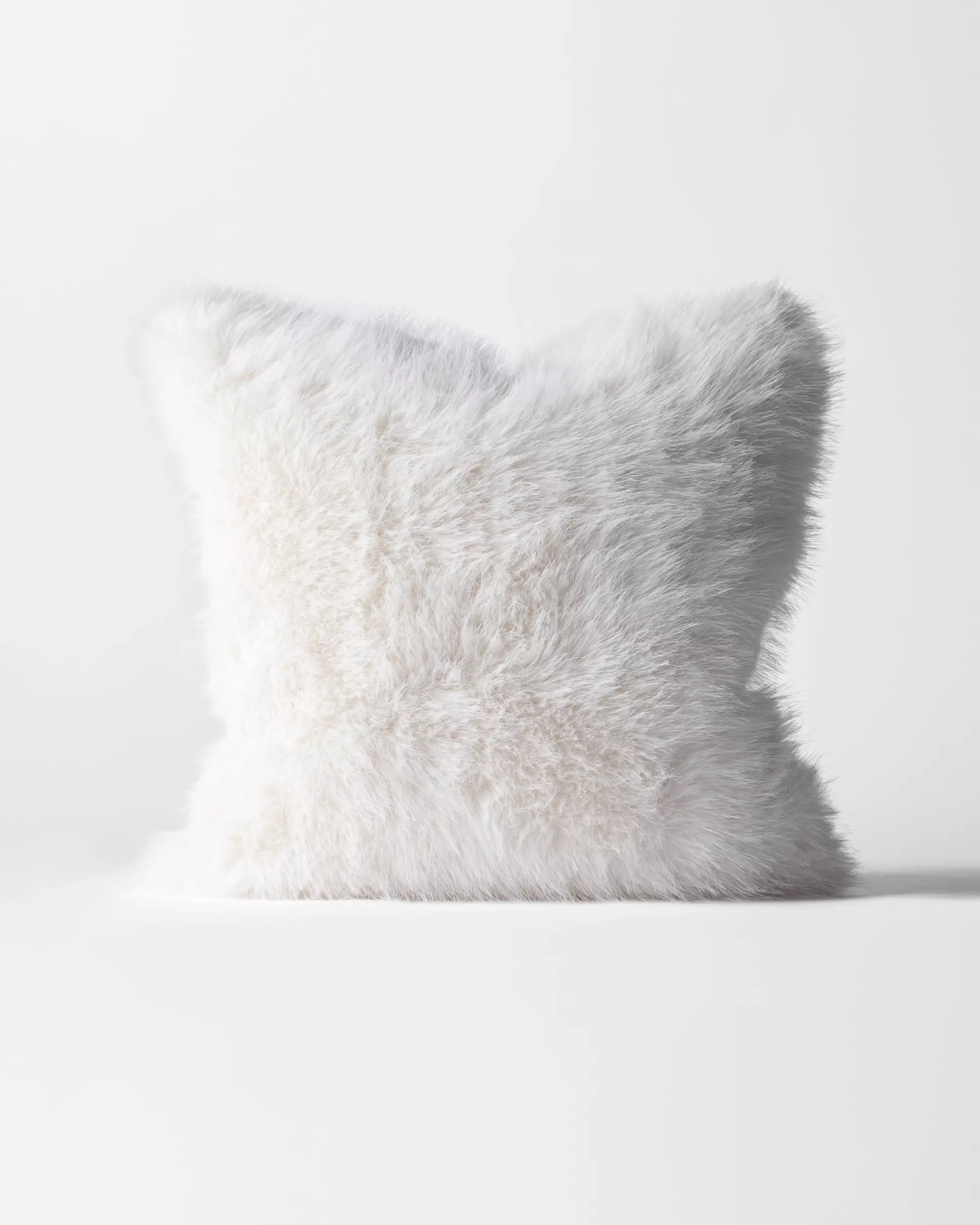 housse de coussin 40 x 40 cm ultra-douce blanche