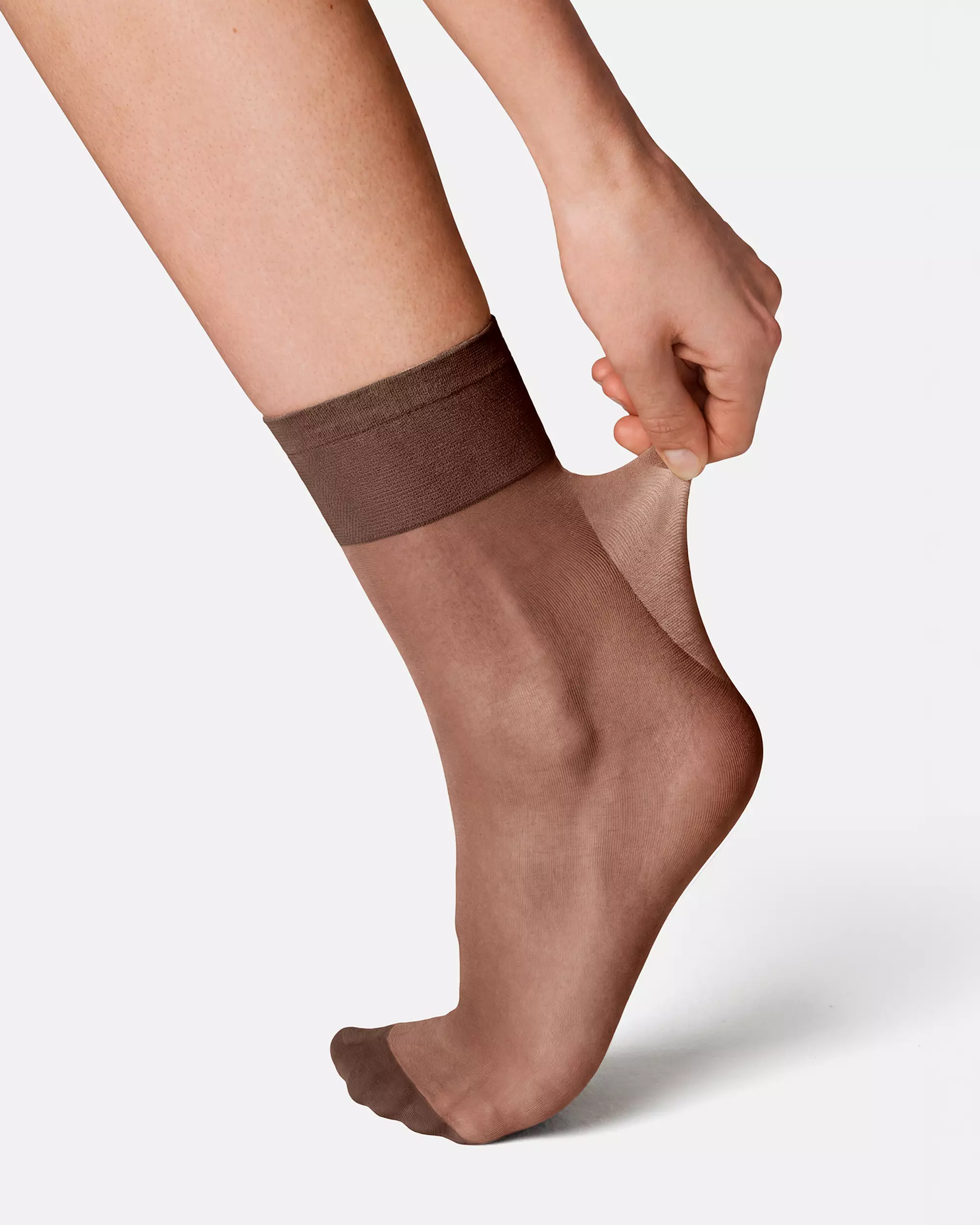 socquettes anti-filage 20 deniers mates - 2 paires