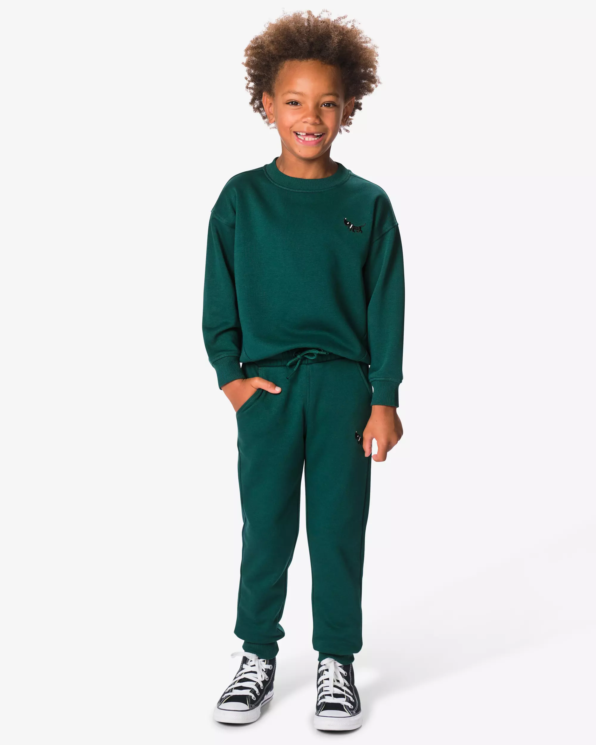 pantalon de jogging enfant takkie coupe classique molleton