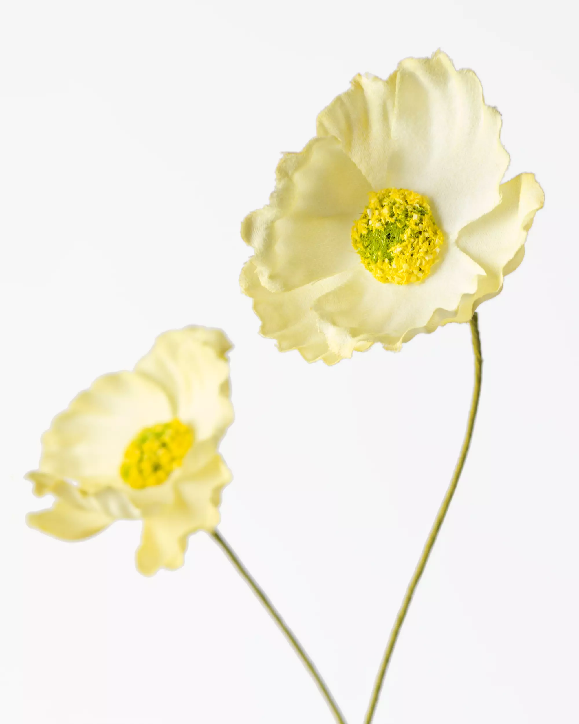 kunstbloem boterbloem 55cm lichtgeel