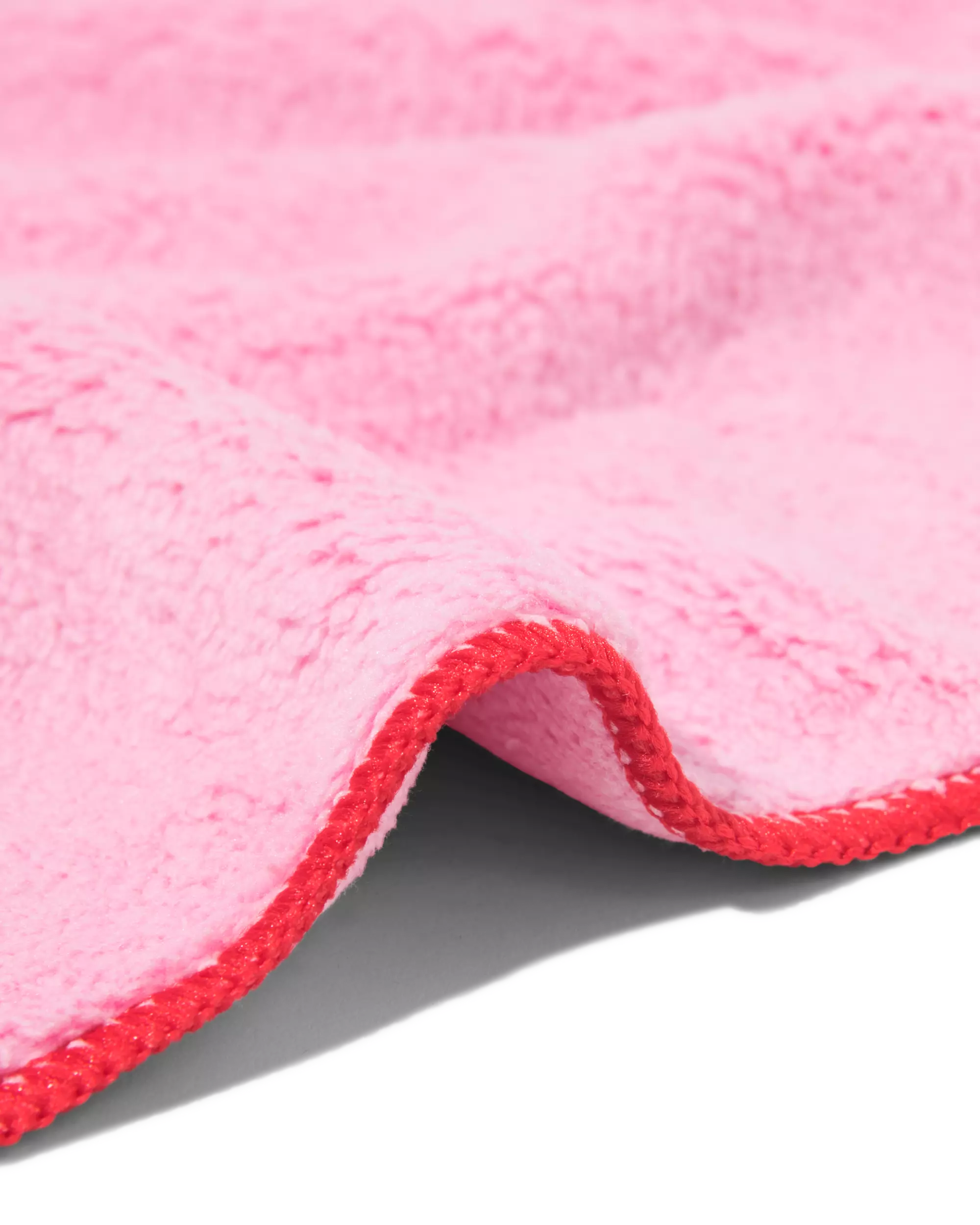 chiffon à poussière 32x32cm microfibre fleece rose