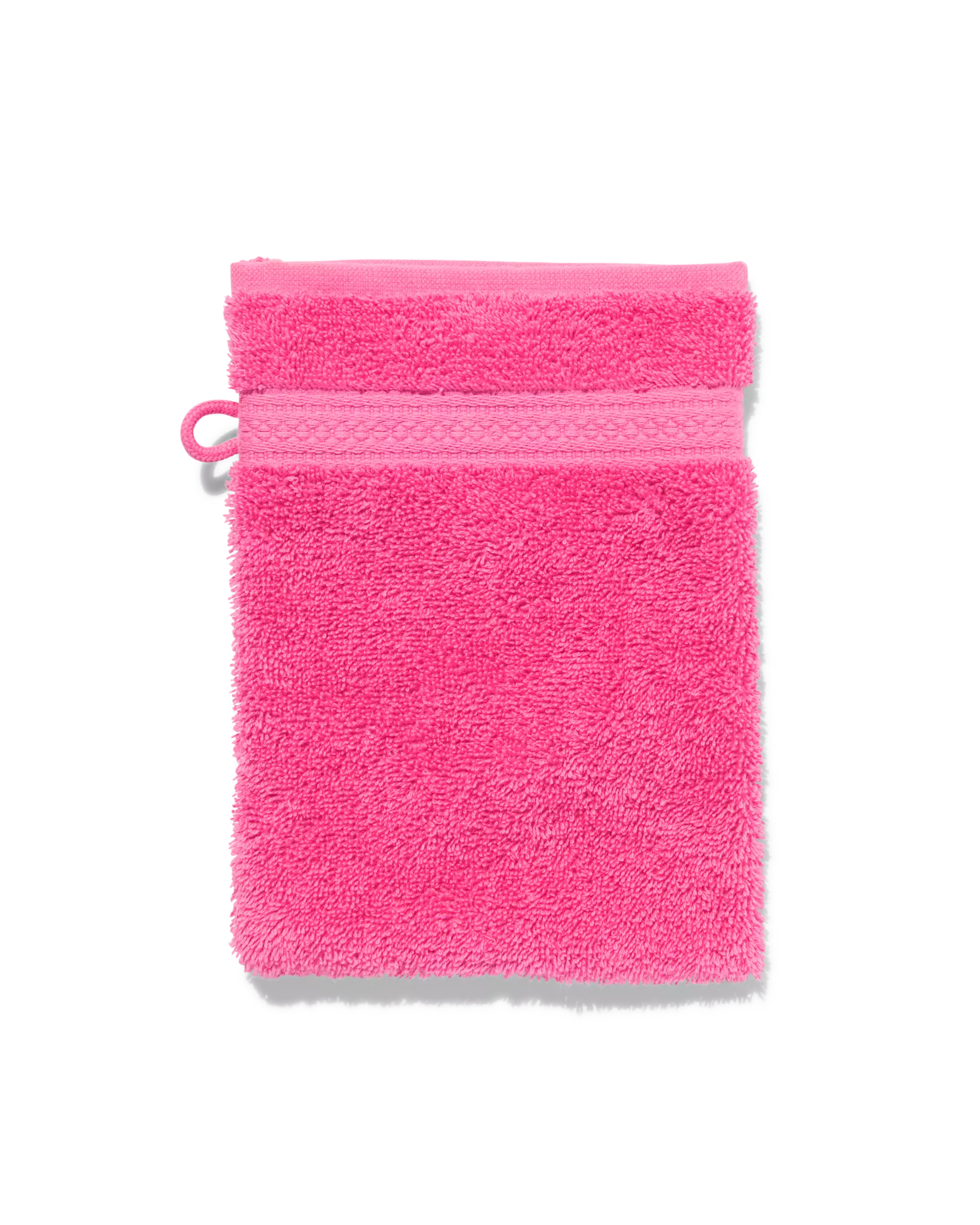 washandje 16x21cm zware kwaliteit fuchsia