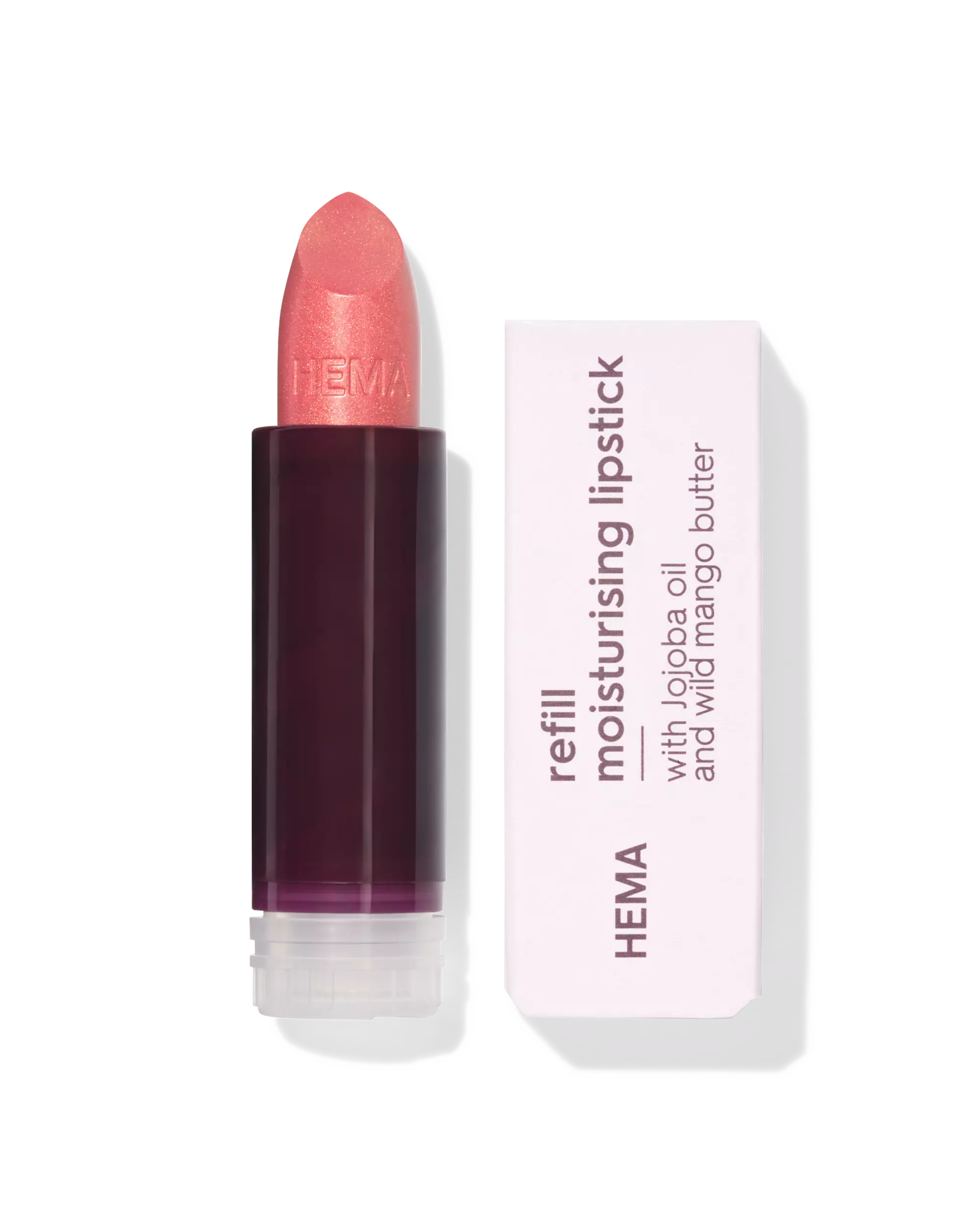 navulling moisturising lipstick 50 sparky blush - satin