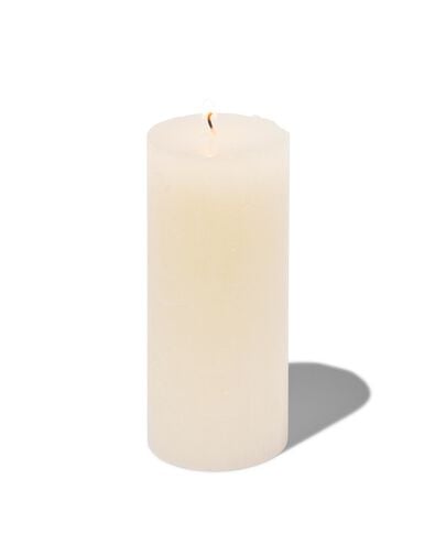bougie rustique &Oslash;5x11 cm ivoire ivoire 5 x 11 - 13503391 - HEMA