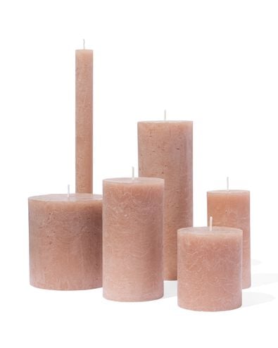 bougie longue rustique &Oslash;2,2x27 cm brun marron 2.2 x 27 - 13504017 - HEMA