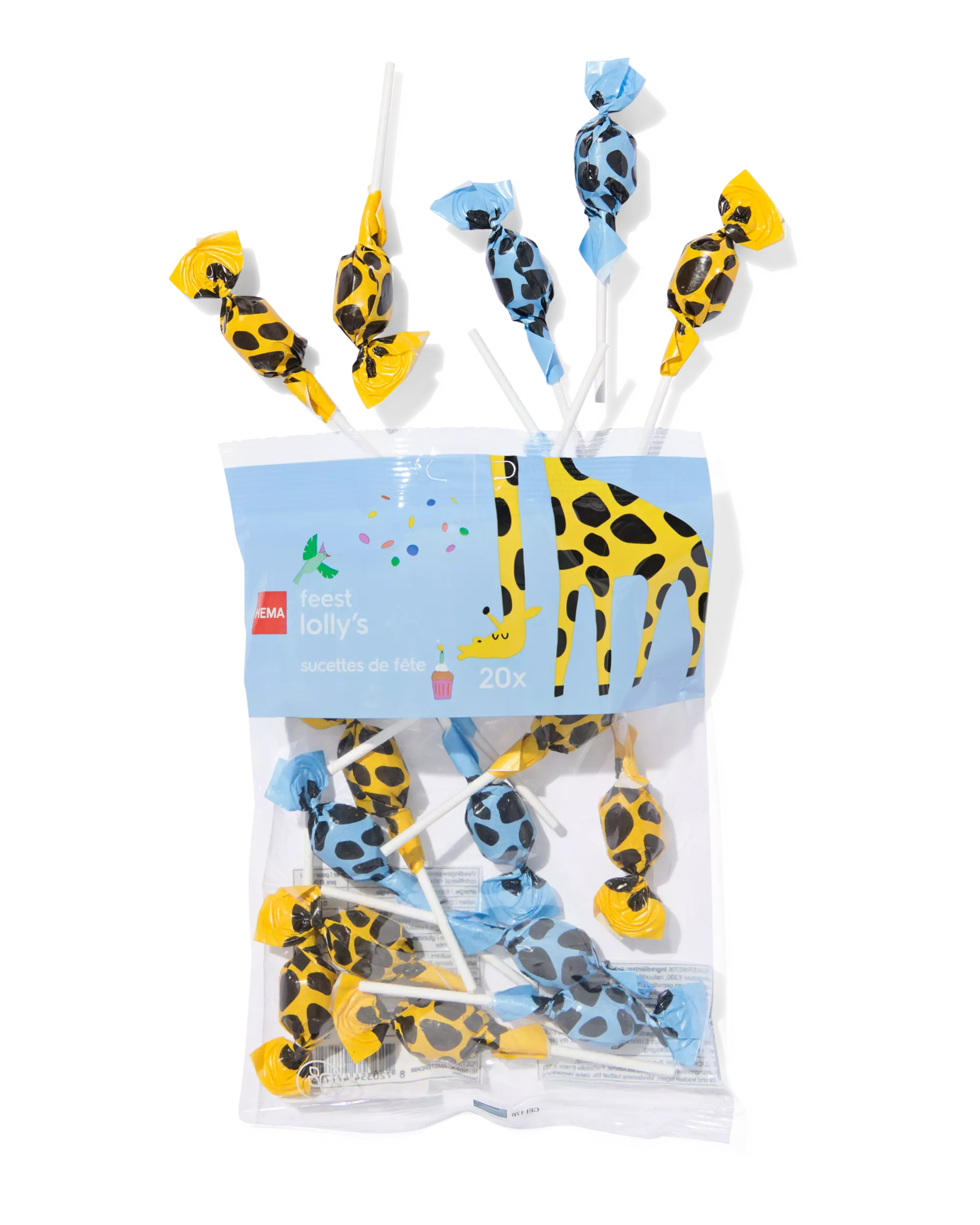 lollys safari met fruitsmaak - 20 stuks