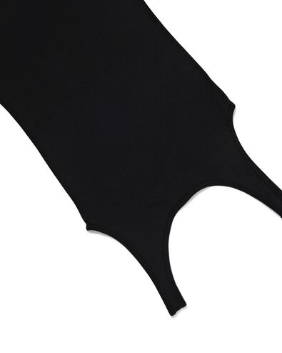 Damenhemd aus Baumwolle schwarz schwarz - 19681000BLACK - HEMA