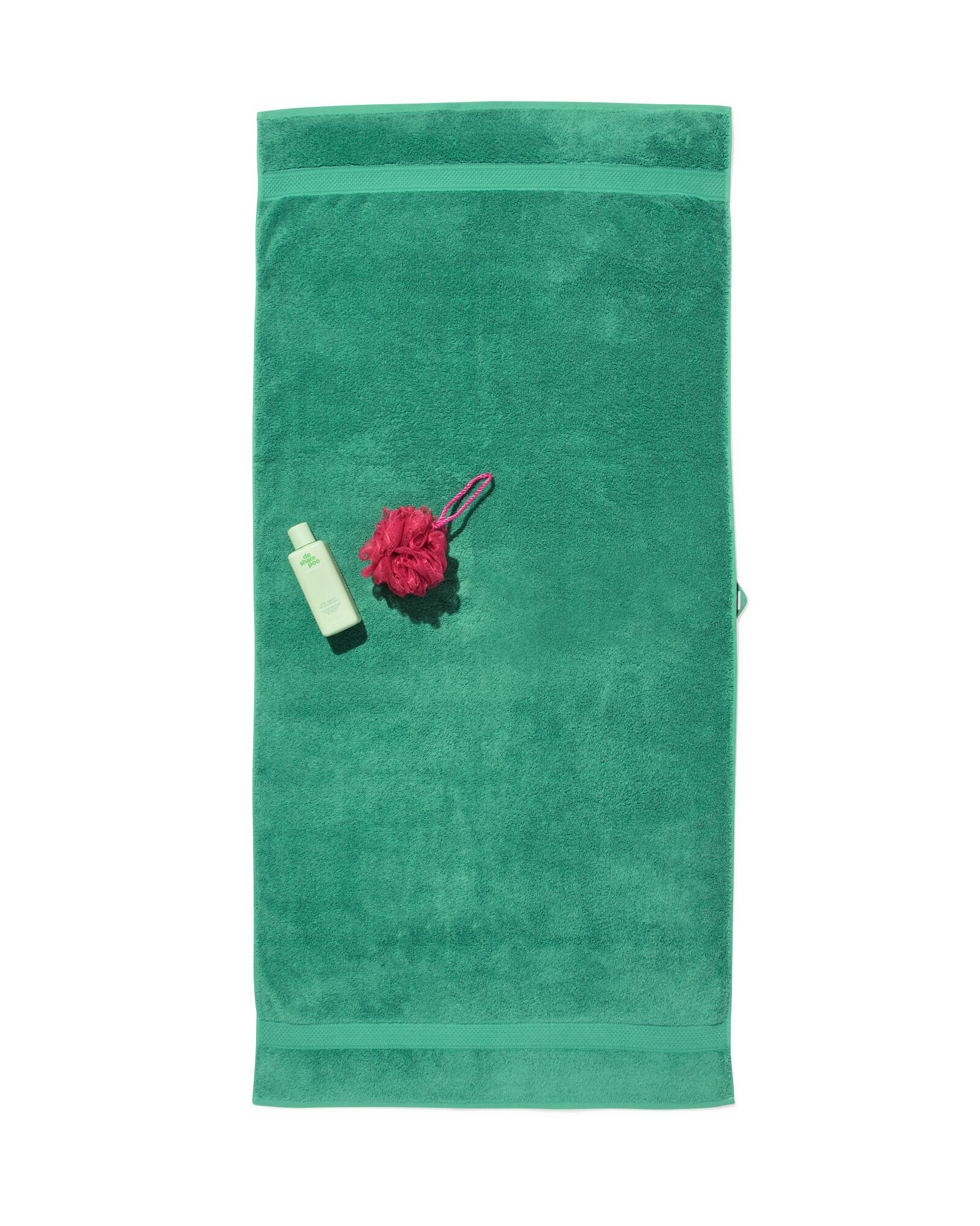 serviette 70x140 cm qualit&eacute; lourde vert moyen clair vert moyen serviette 70 x 140 - 5282872 - HEMA