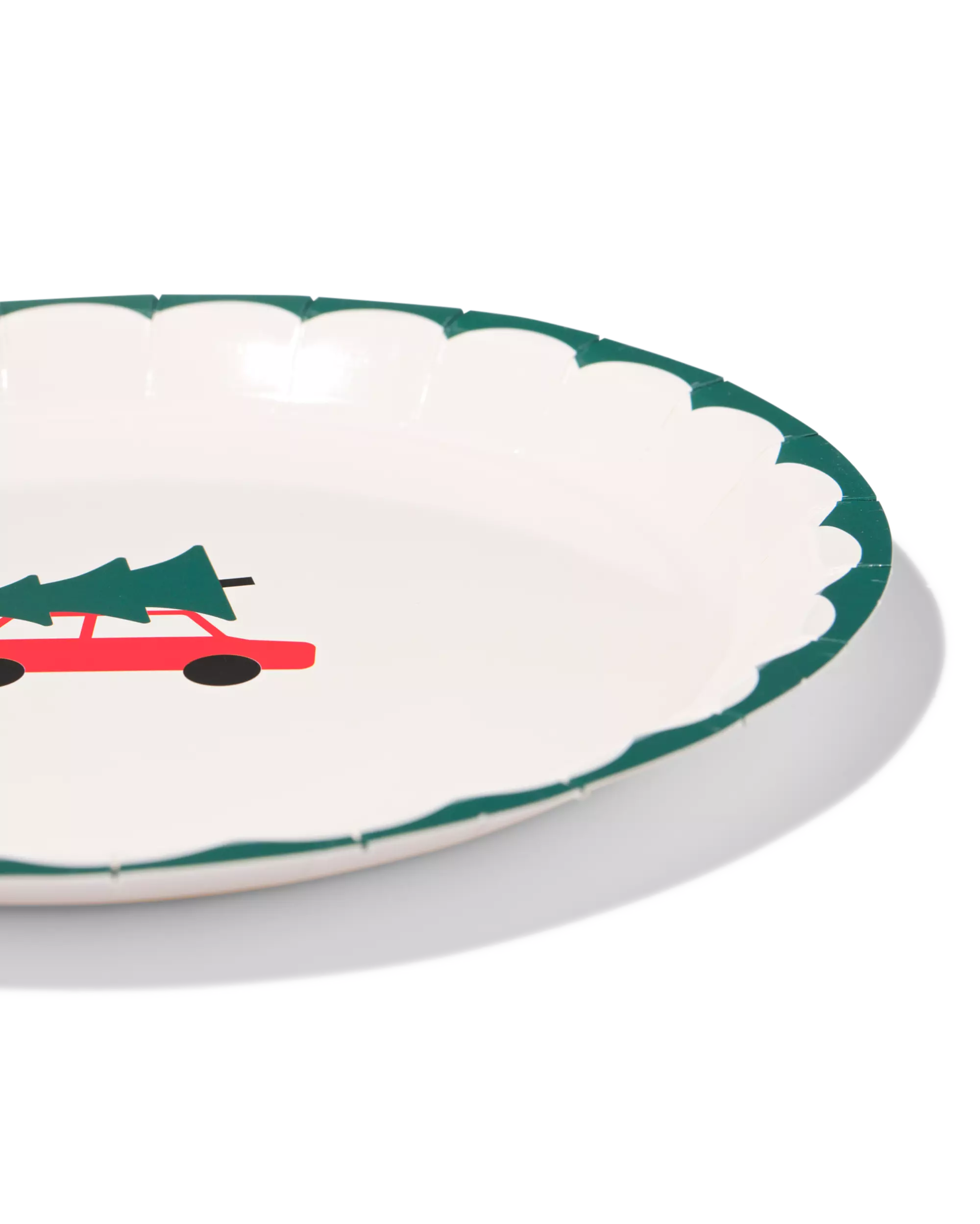 borden 23cm papier kerst- 8 stuks