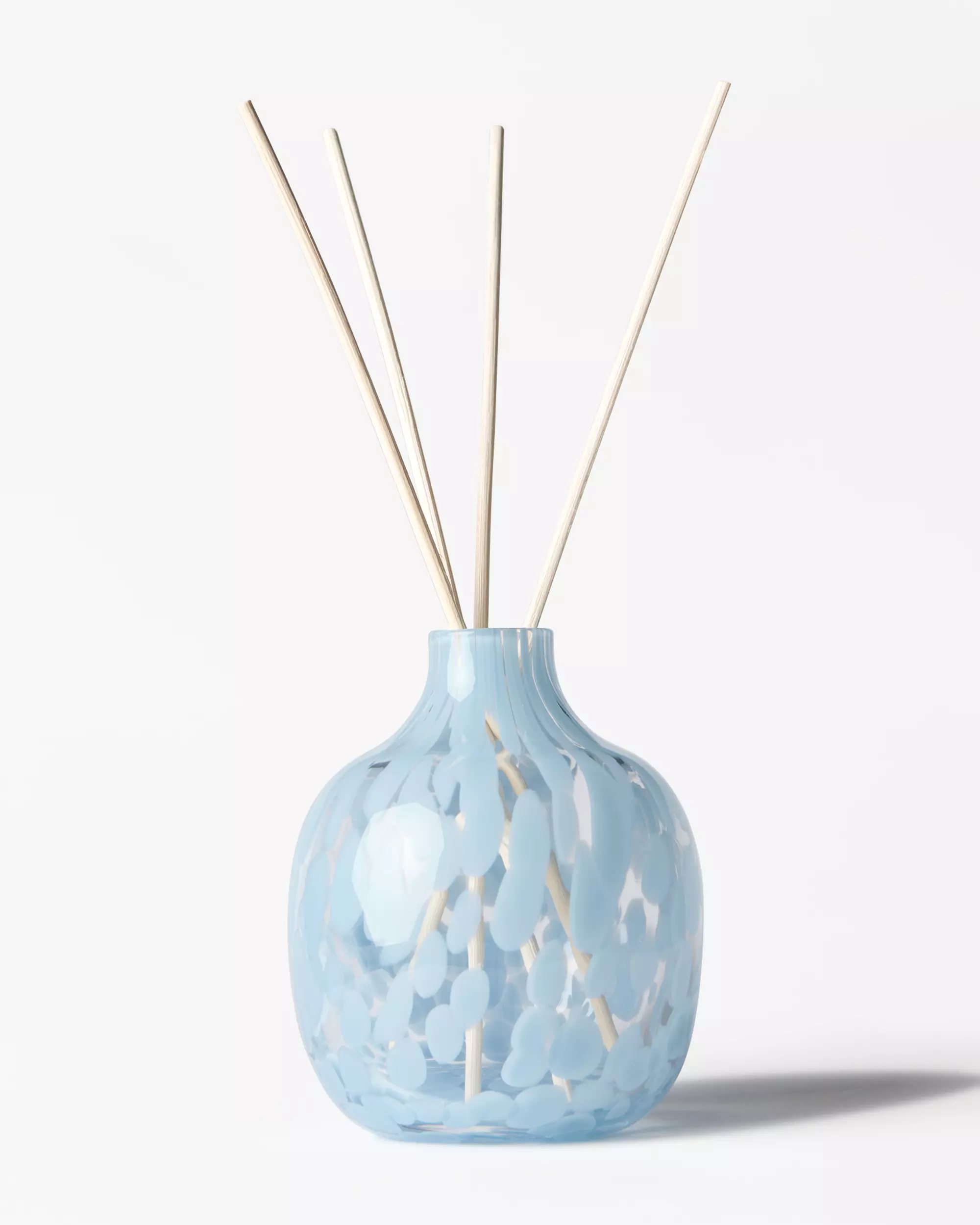 vase ⌀8,4 x 10 cm Bink verre moucheté bleu