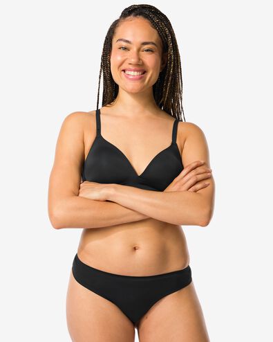 string sans coutures noir noir - 19611098BLACK - HEMA