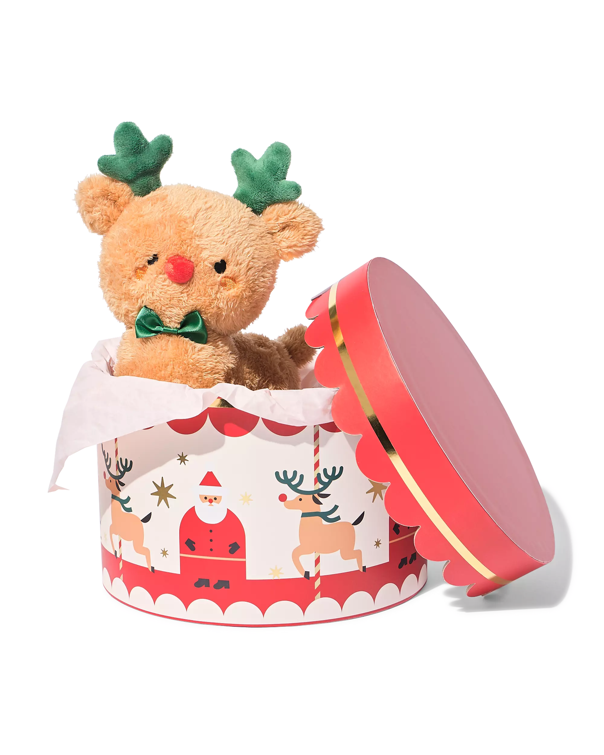 Geschenkkarton, ⌀ 23,4 × 15 cm, Weihnachten