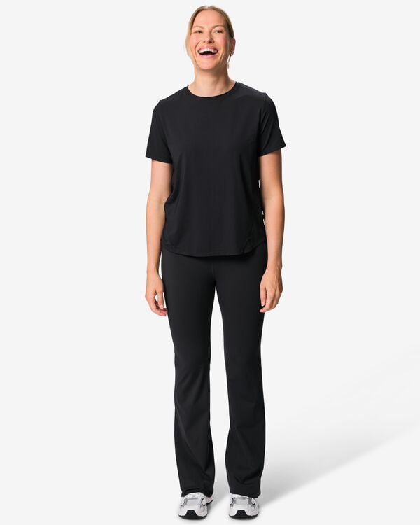 legging de sport femme &eacute;vas&eacute; noir noir - 36004990BLACK - HEMA