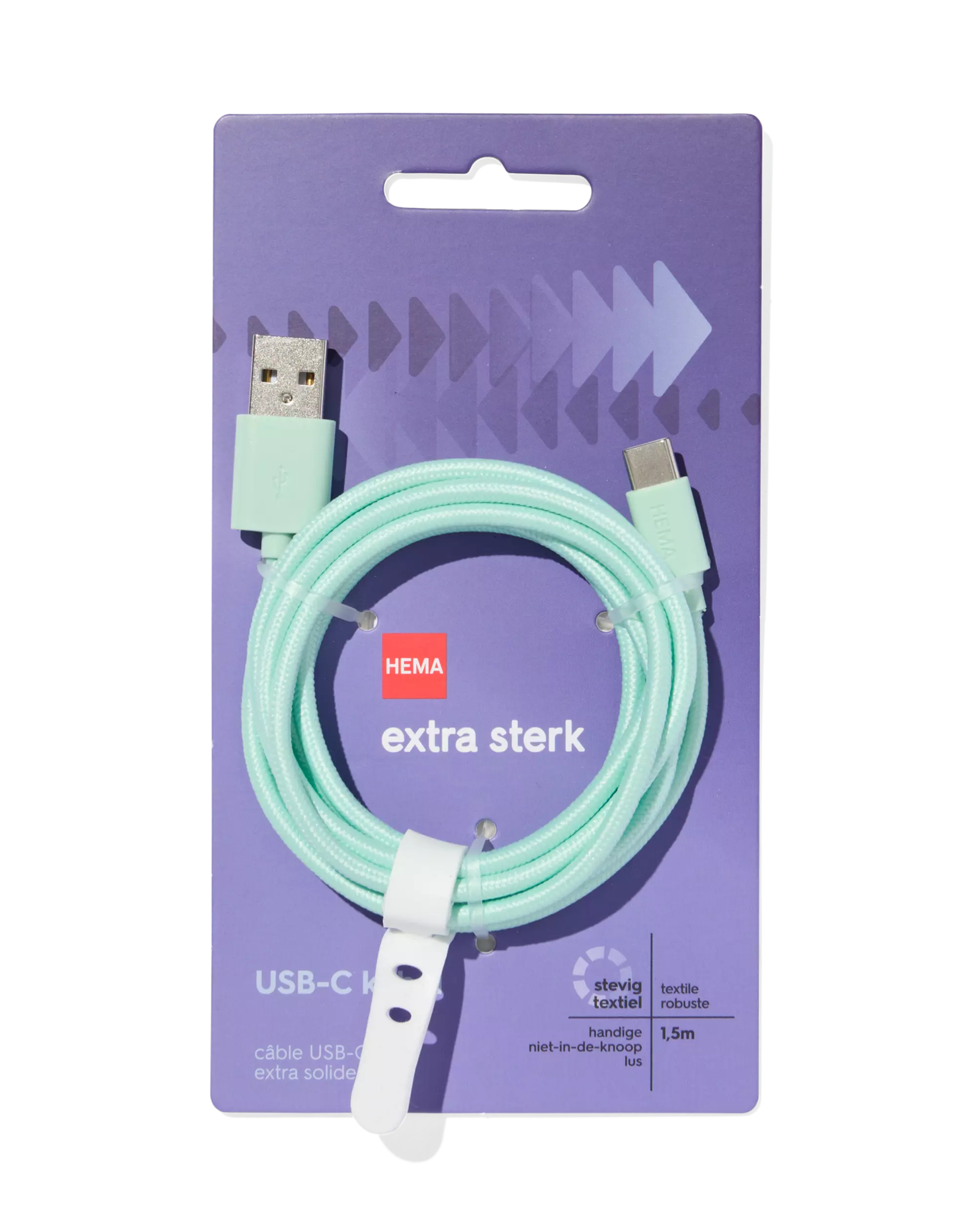 laadkabel USB naar USB-C 1.5m