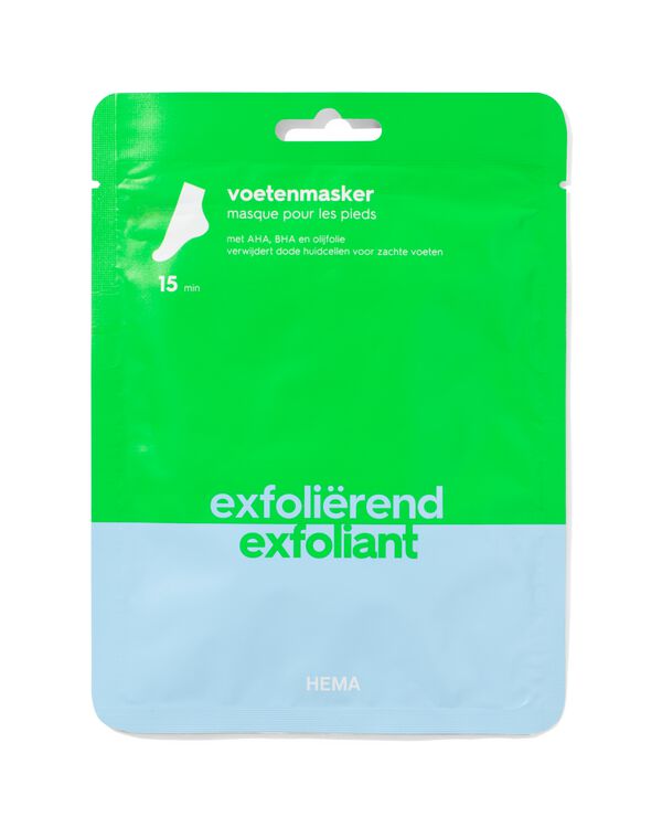 voetmasker exfolierend 2 stuks - 11910041 - HEMA