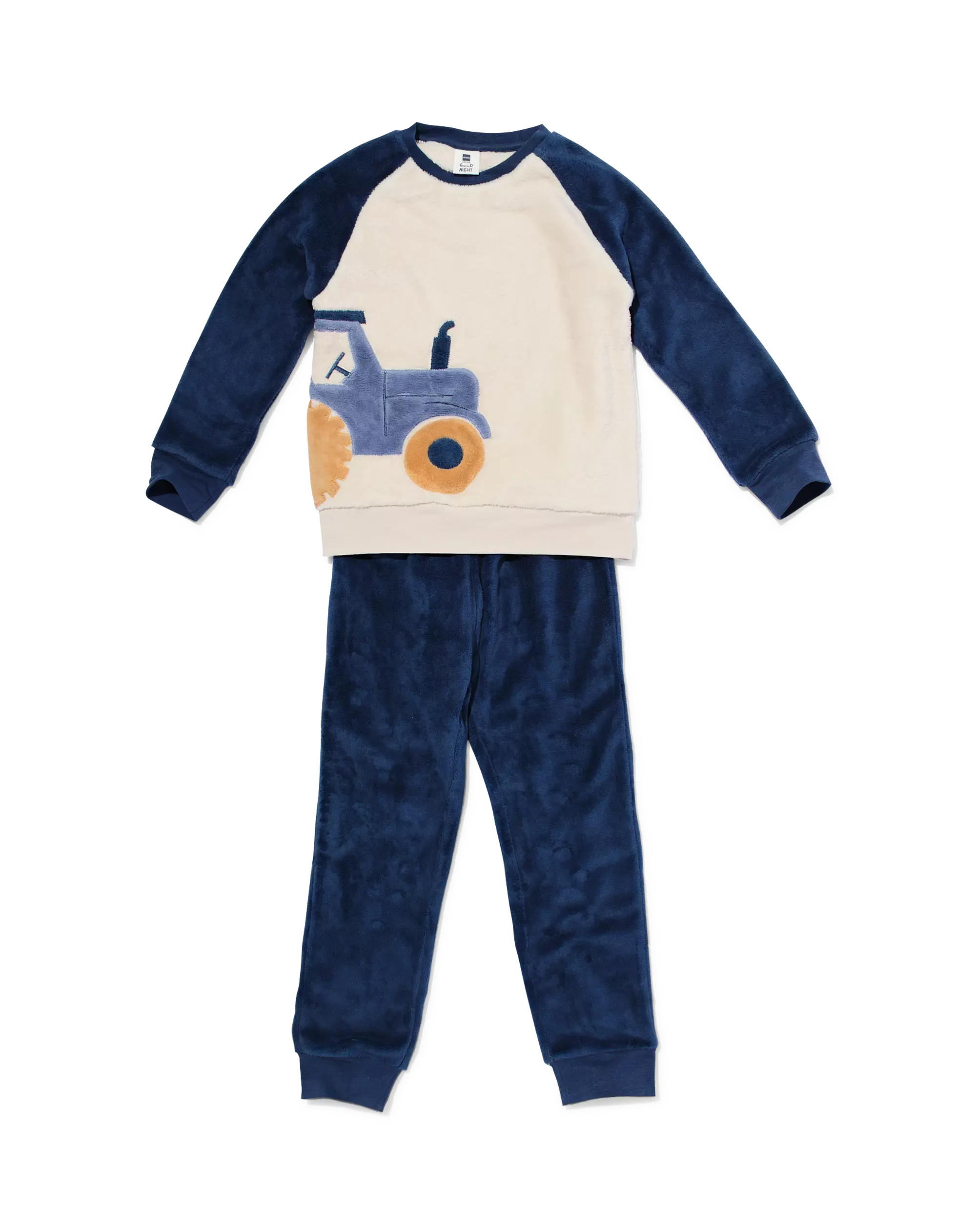 kinderpyjama fleece tractor