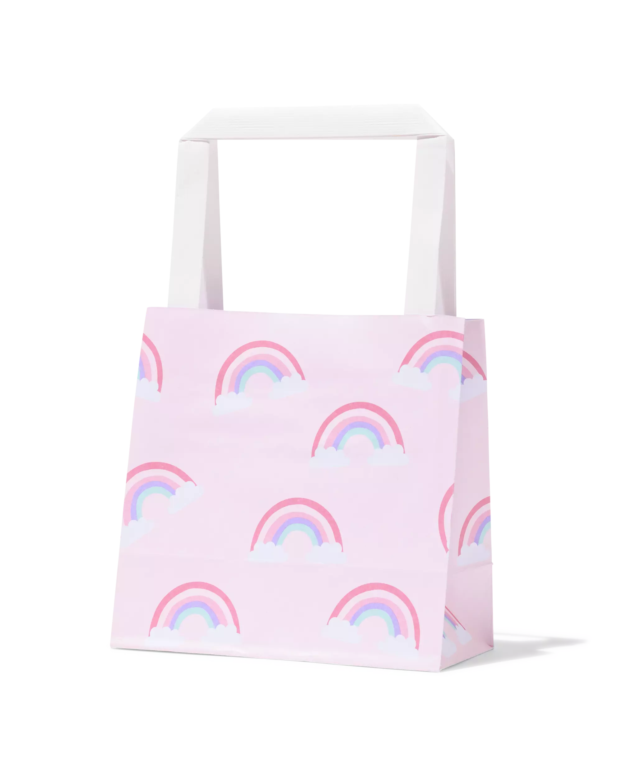Geschenktüten S, 21 × 13 × 21 cm, Regenbogen – 6 Stück