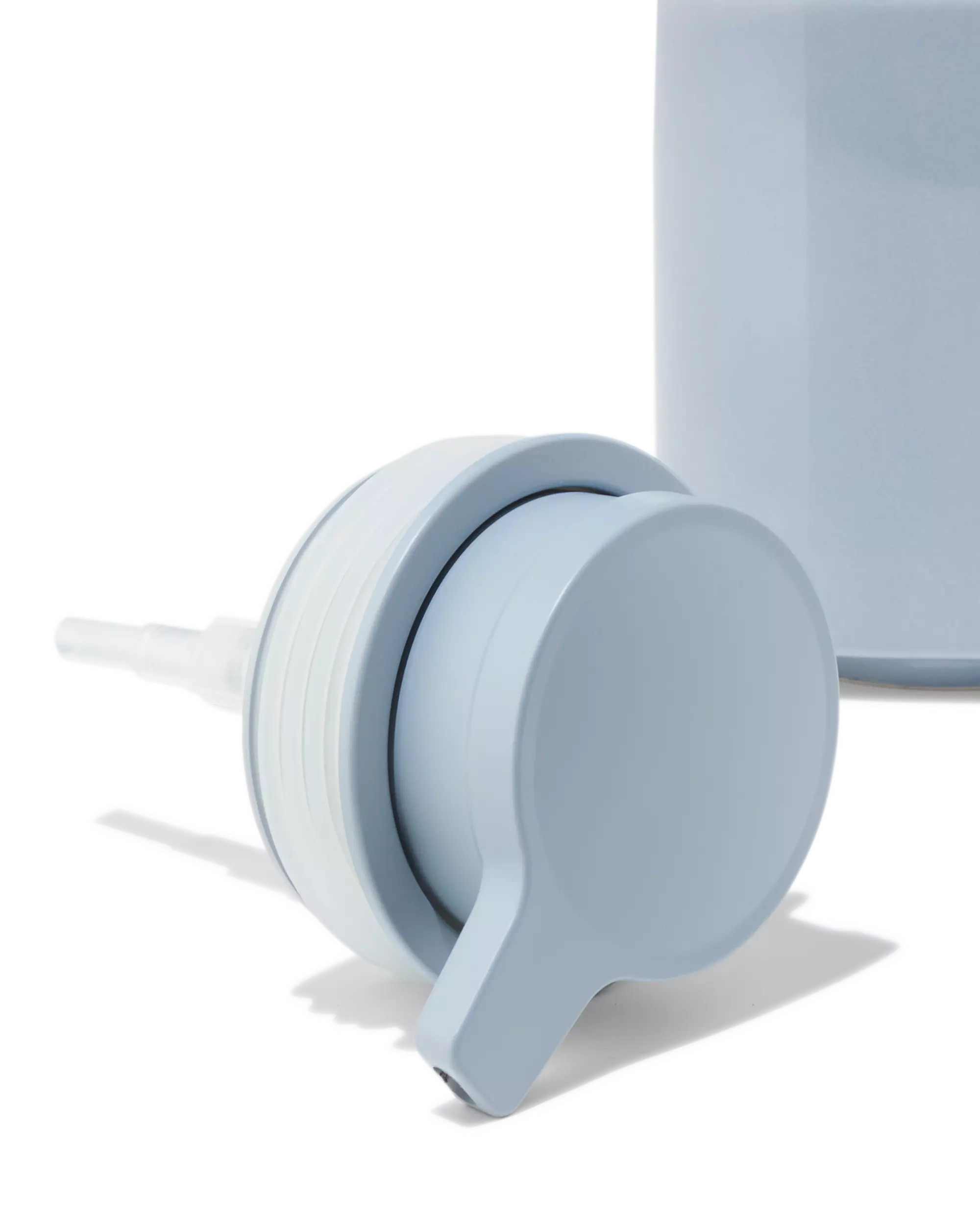distributeur de savon 13 cm céramique bleue