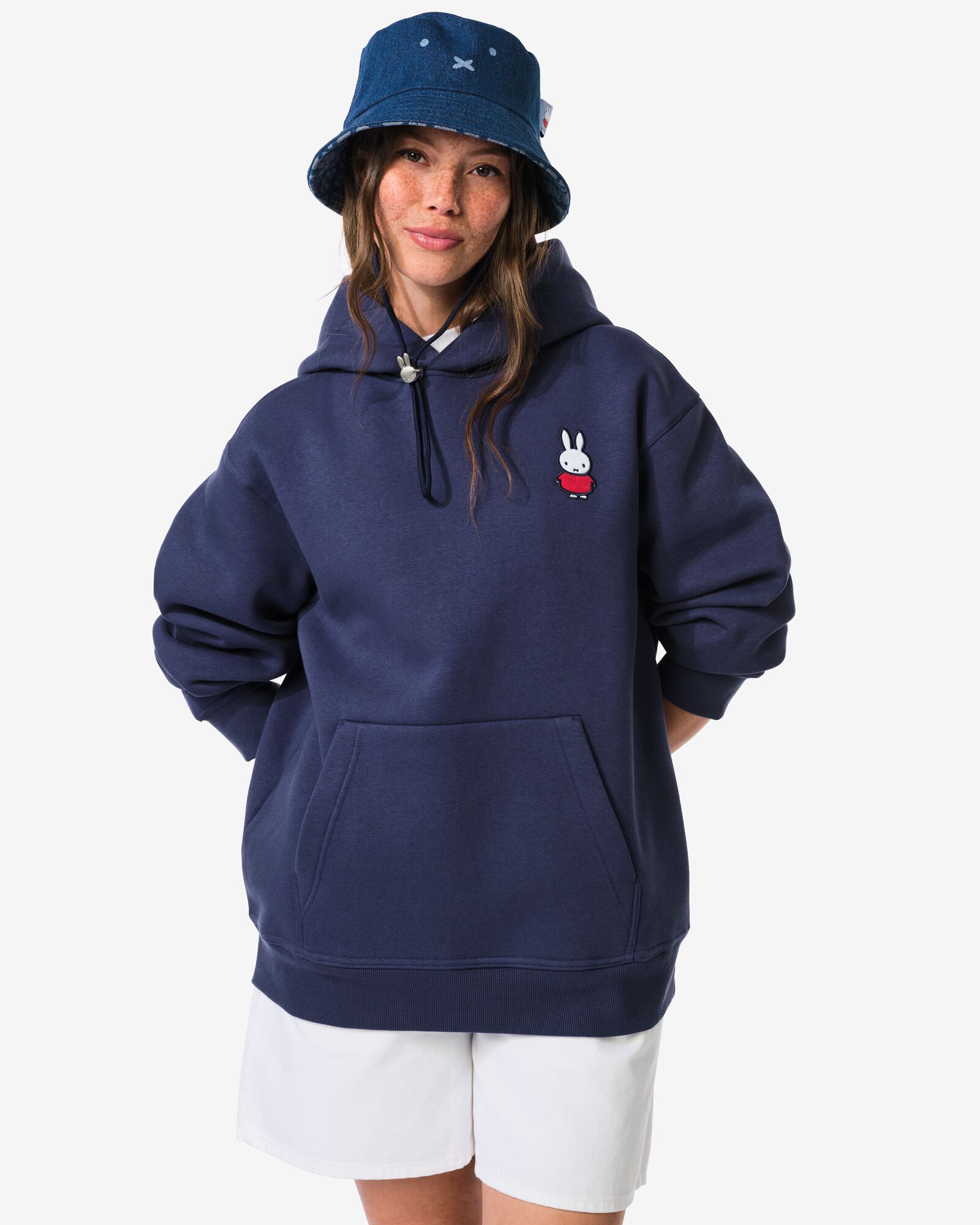 Miffy-Hoodie f&uuml;r Erwachsene, Gr&ouml;&szlig;e M blau M - 14990170 - HEMA