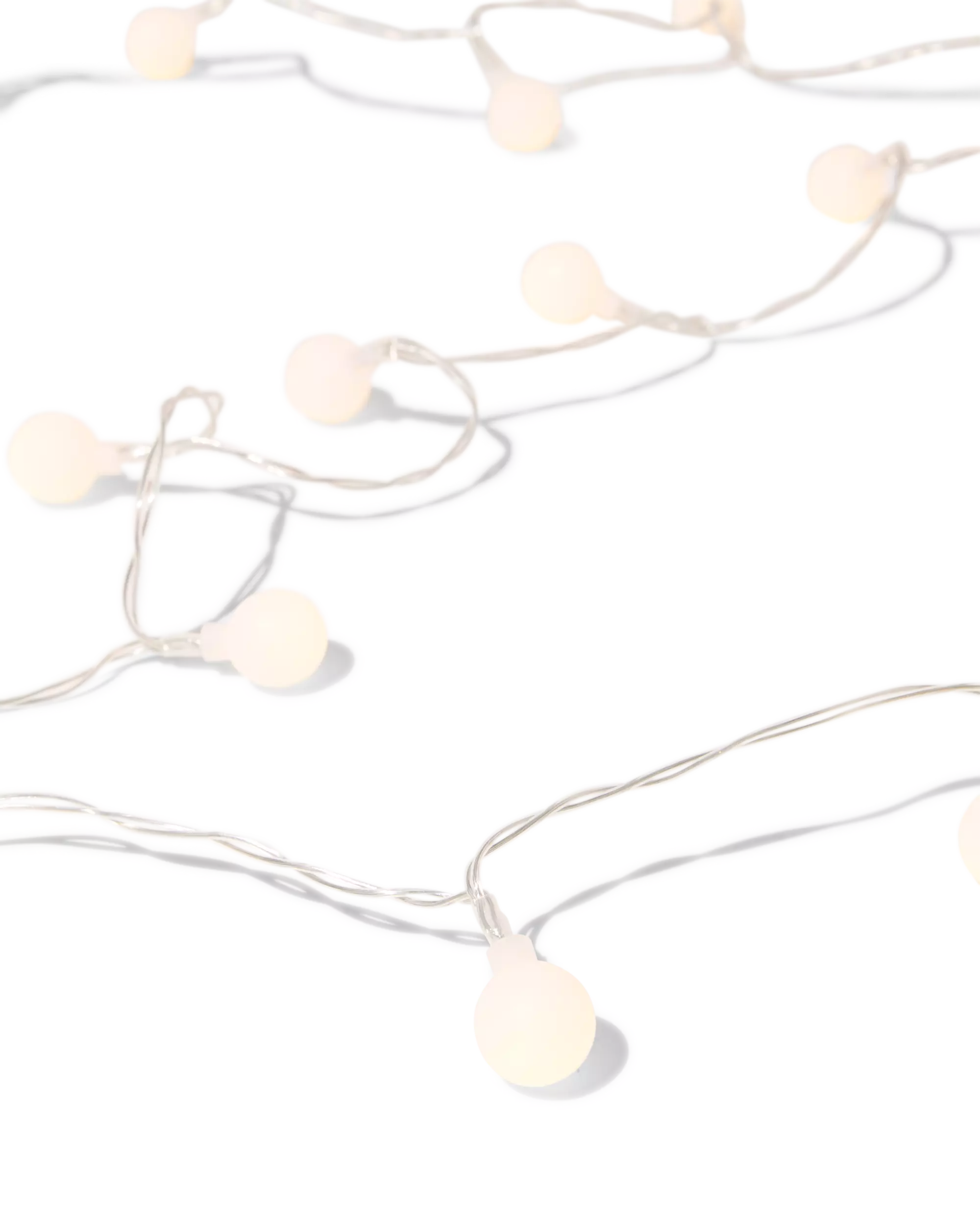 guirlande lumineuse 5,1 m avec 50 LED boules pour l'intérieur