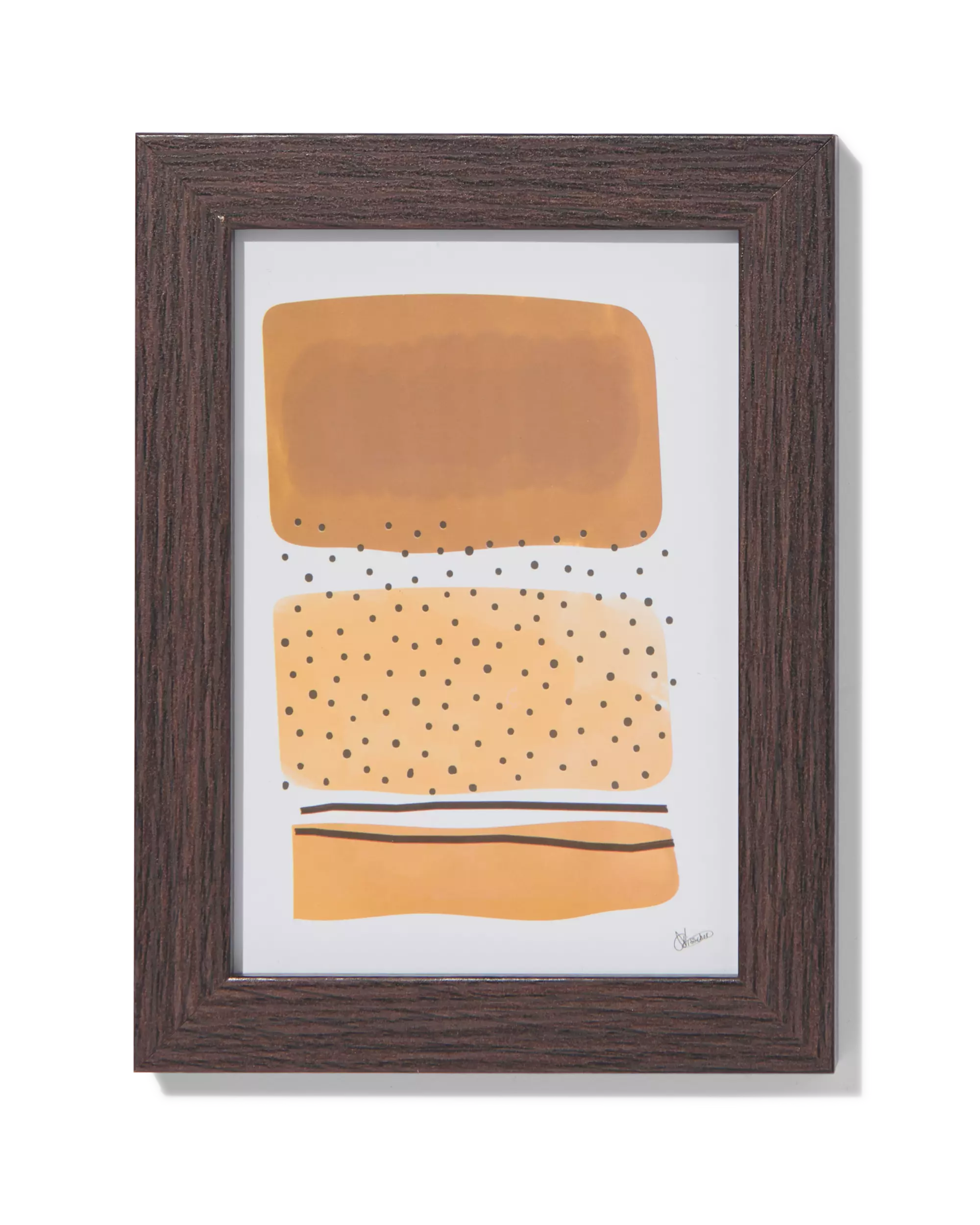 cadre photo bois 10x15 marron foncé