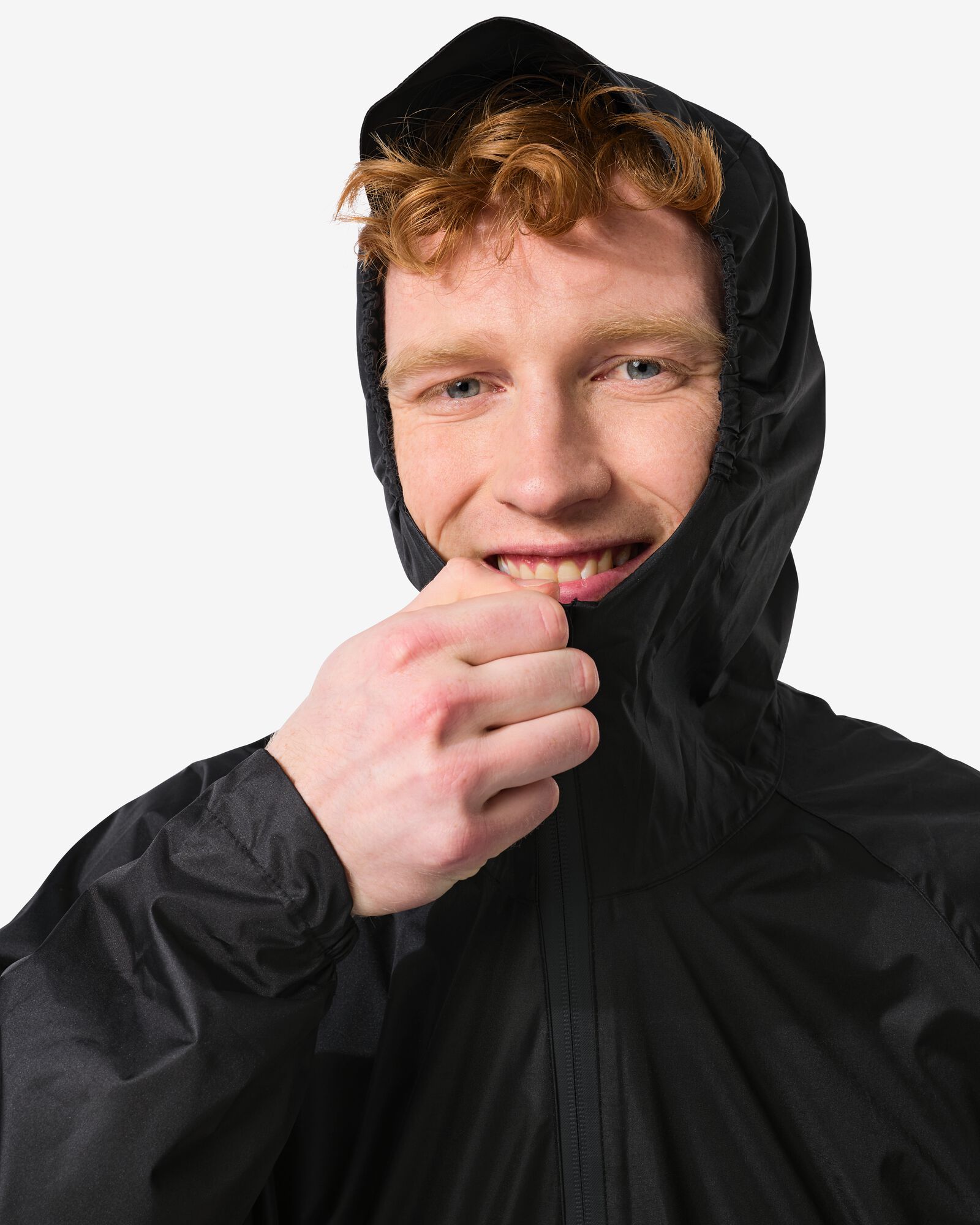 poncho de pluie l&eacute;ger adulte noir noir - 34440085BLACK - HEMA