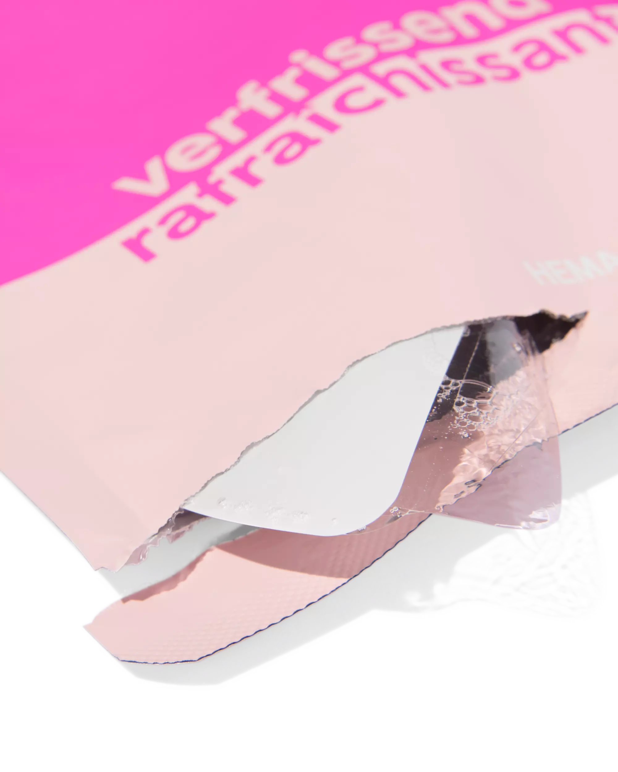 masque hydrogel pour le visage