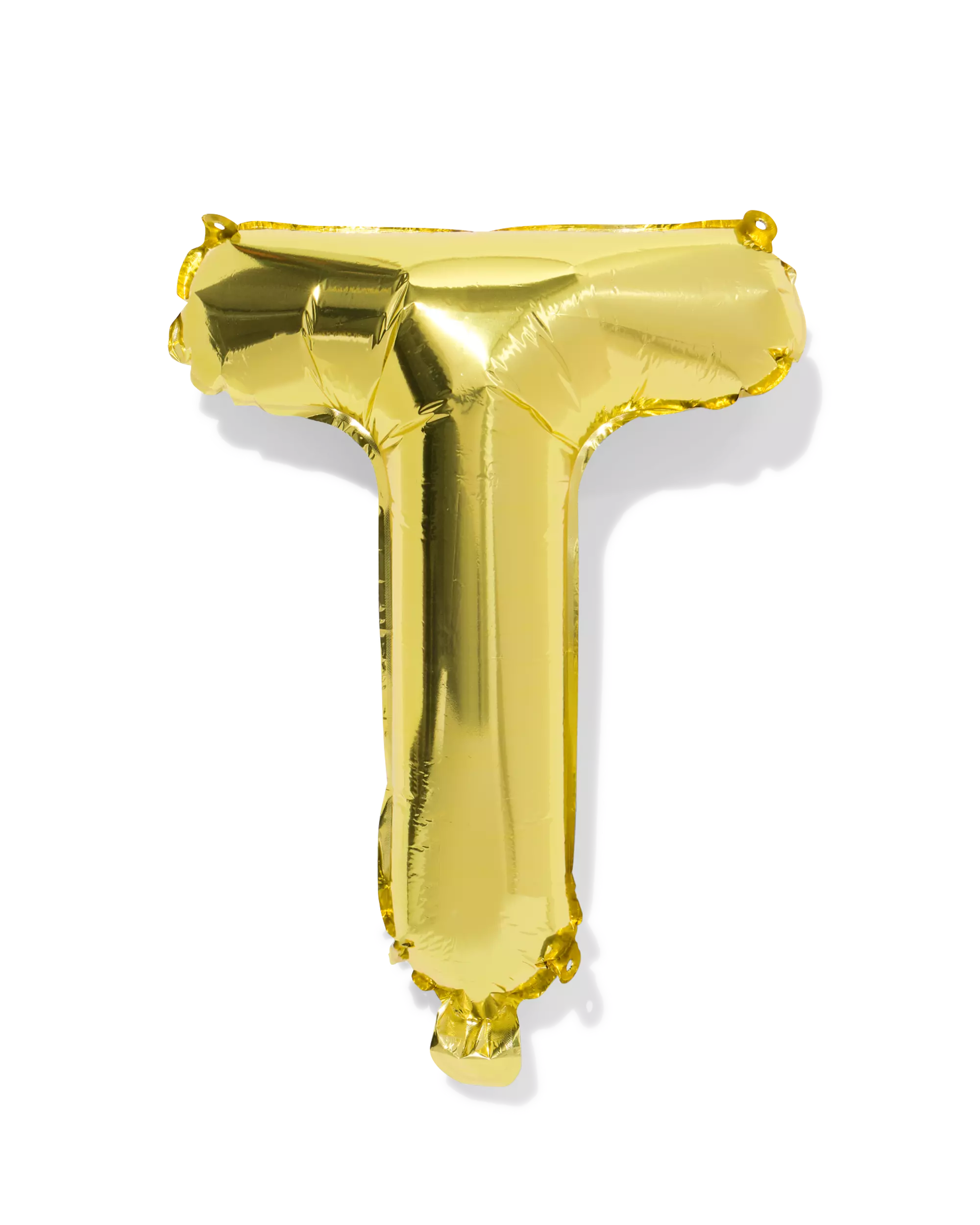 Folienballon Buchstabe T 30 cm Gold