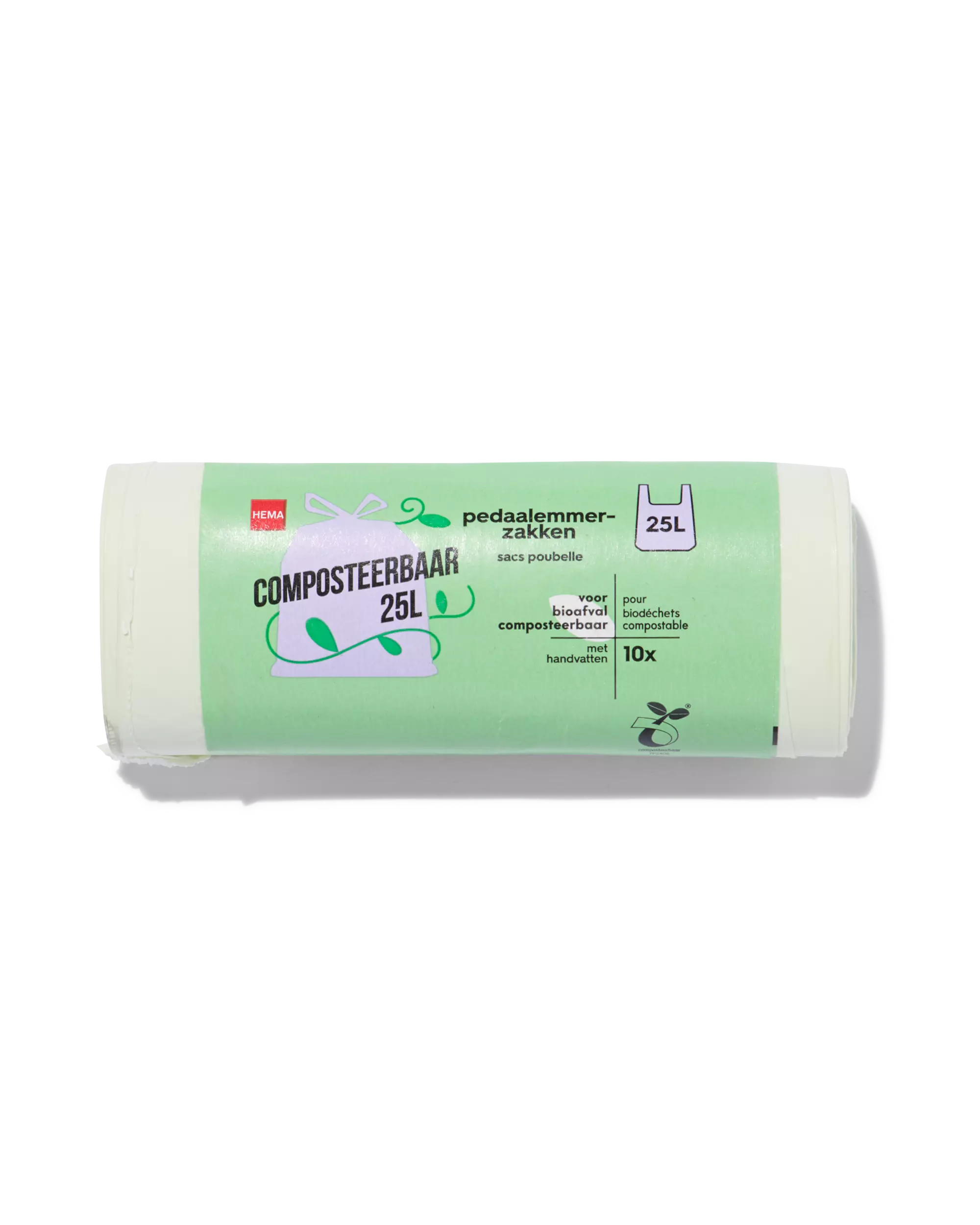Müllbeutel für Treteimer, kompostierbar, 25 l – 10 Stück